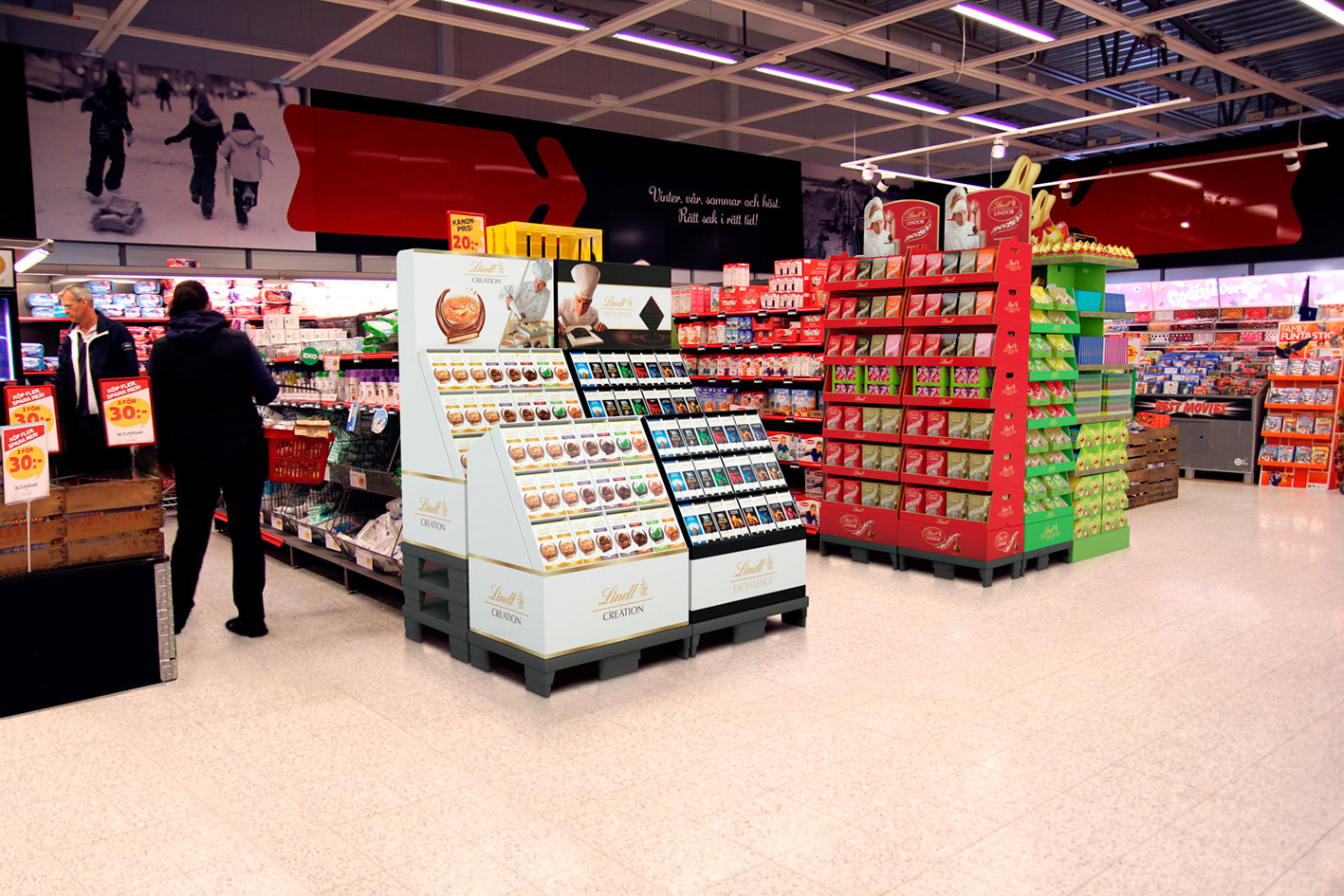 Lindt Excellence Display