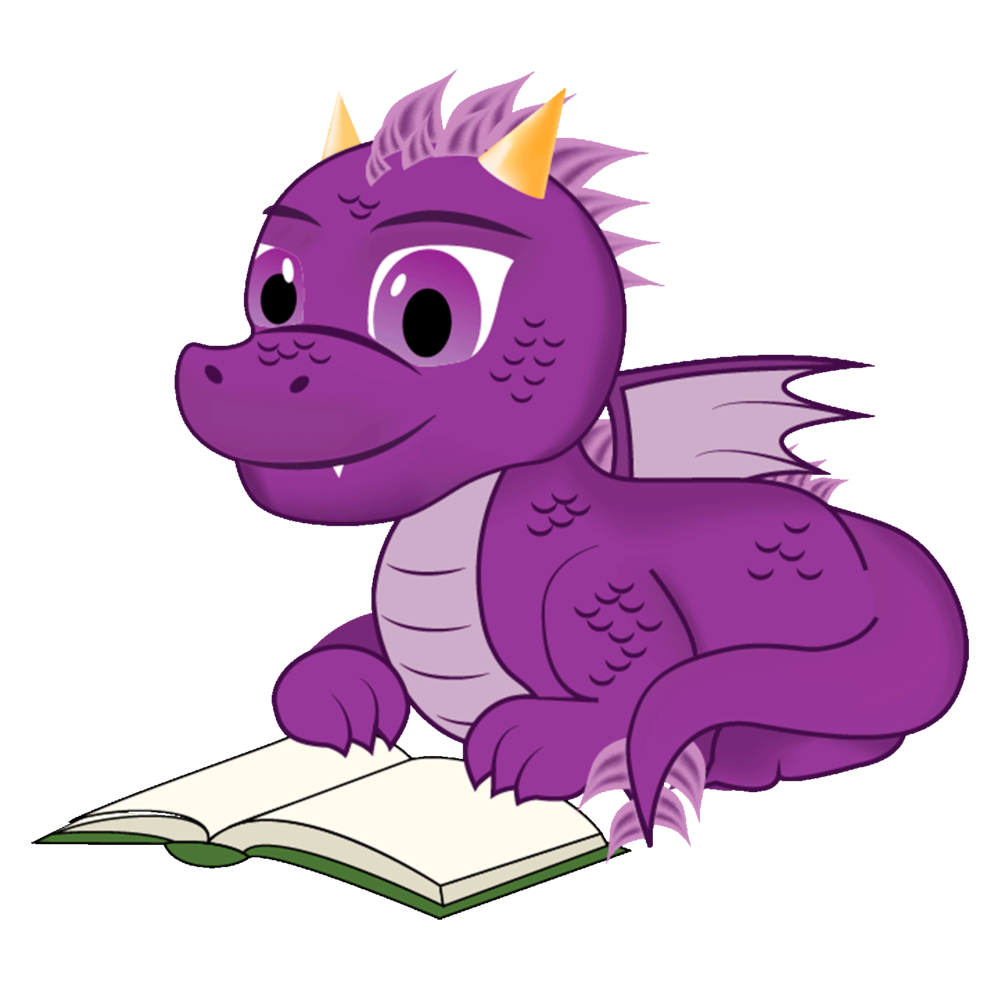 Percy the Purple Dragon Animated Mascot