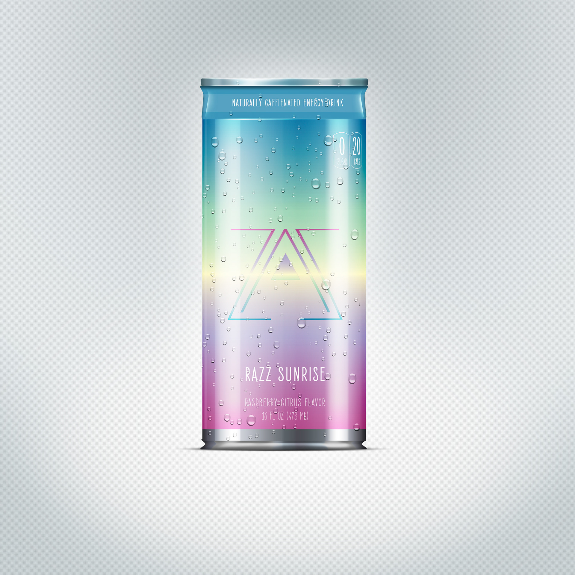 Zaz Energy Drink design and mockup