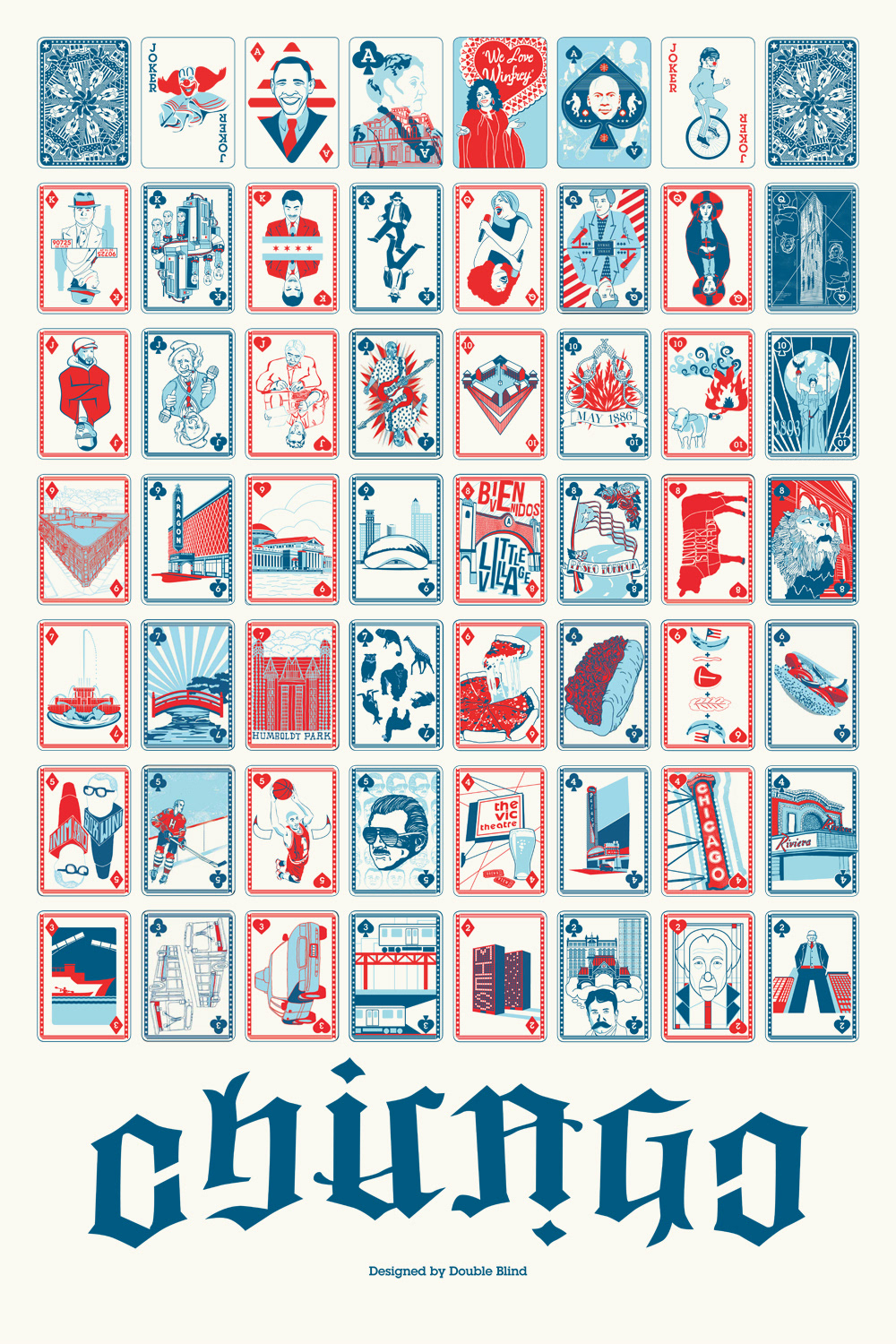 Aaron Maurer Design Chicago Playing Cards