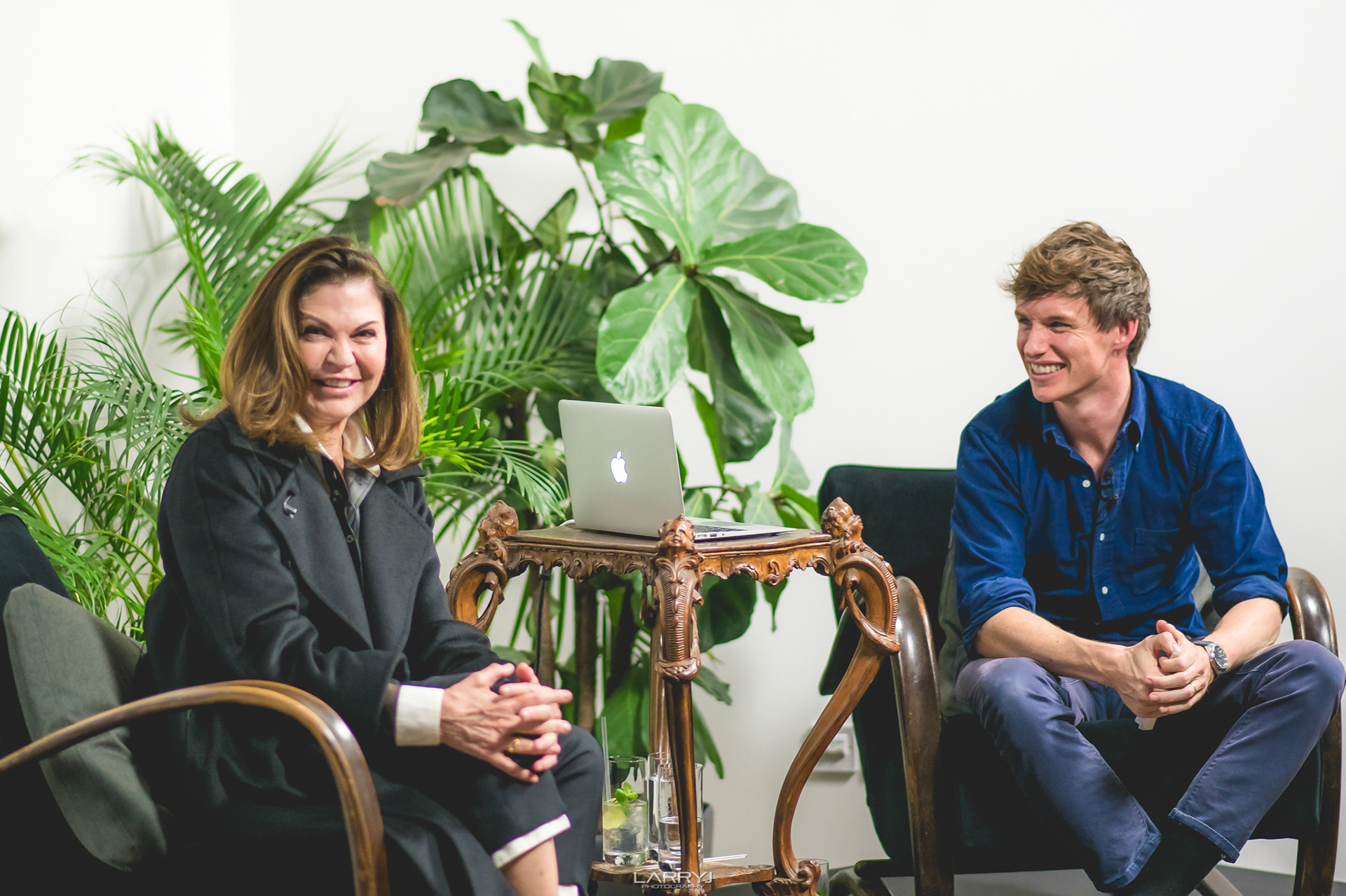 Colleen Atwood and Eddie Redmayne