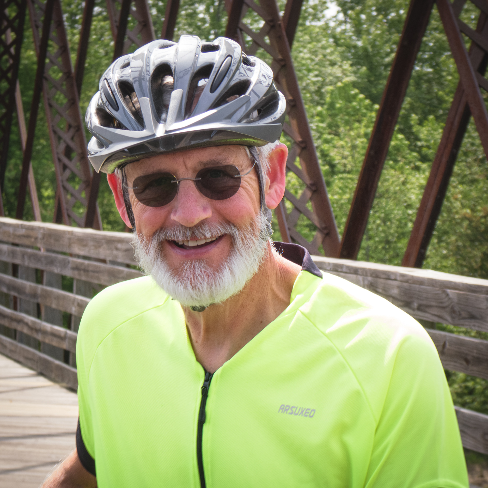 ken on the bridge