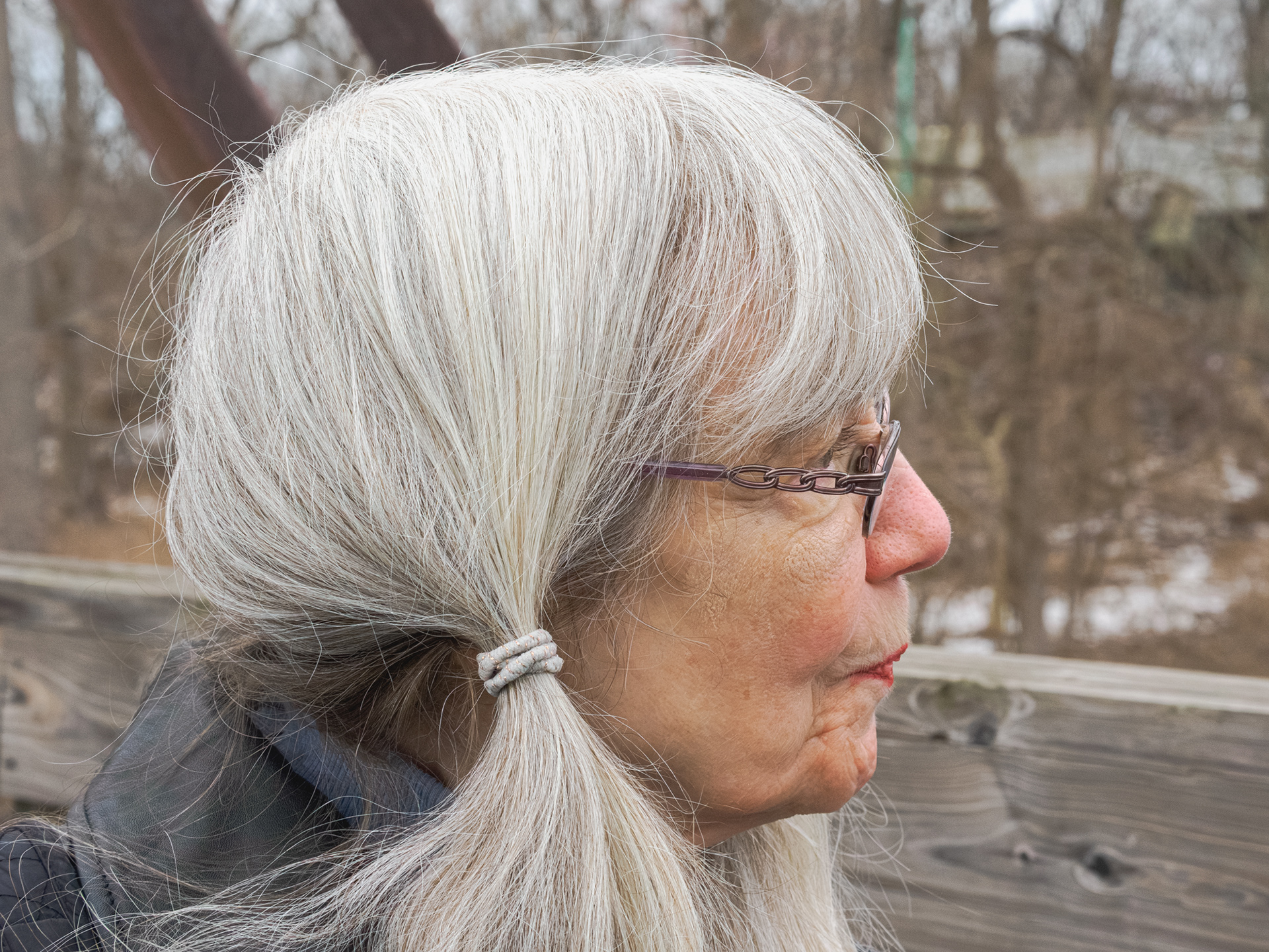bridge woman