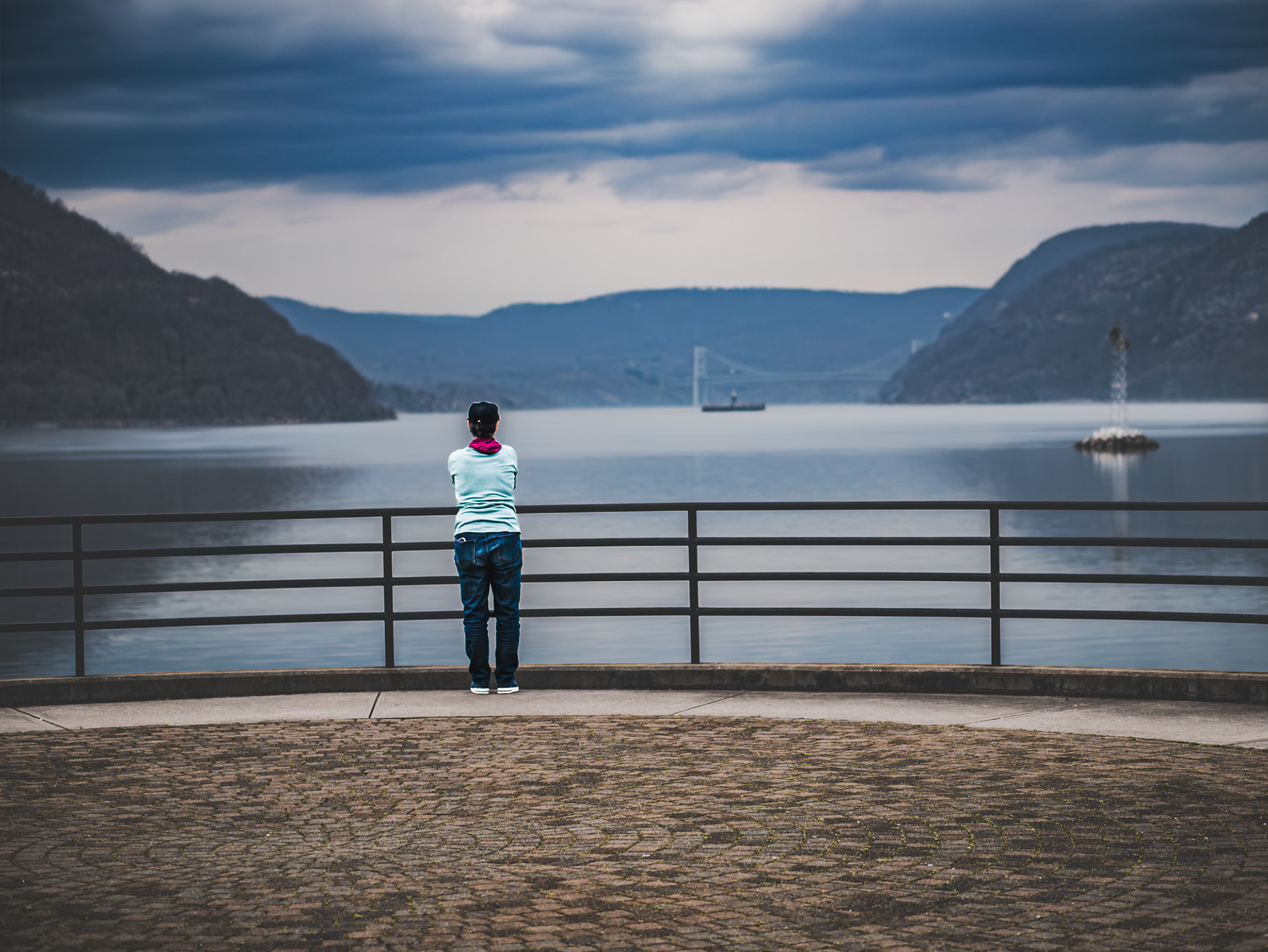 looking outward