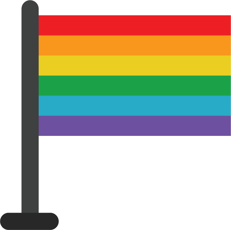 Flat-style animation component. Produced in Illustrator.