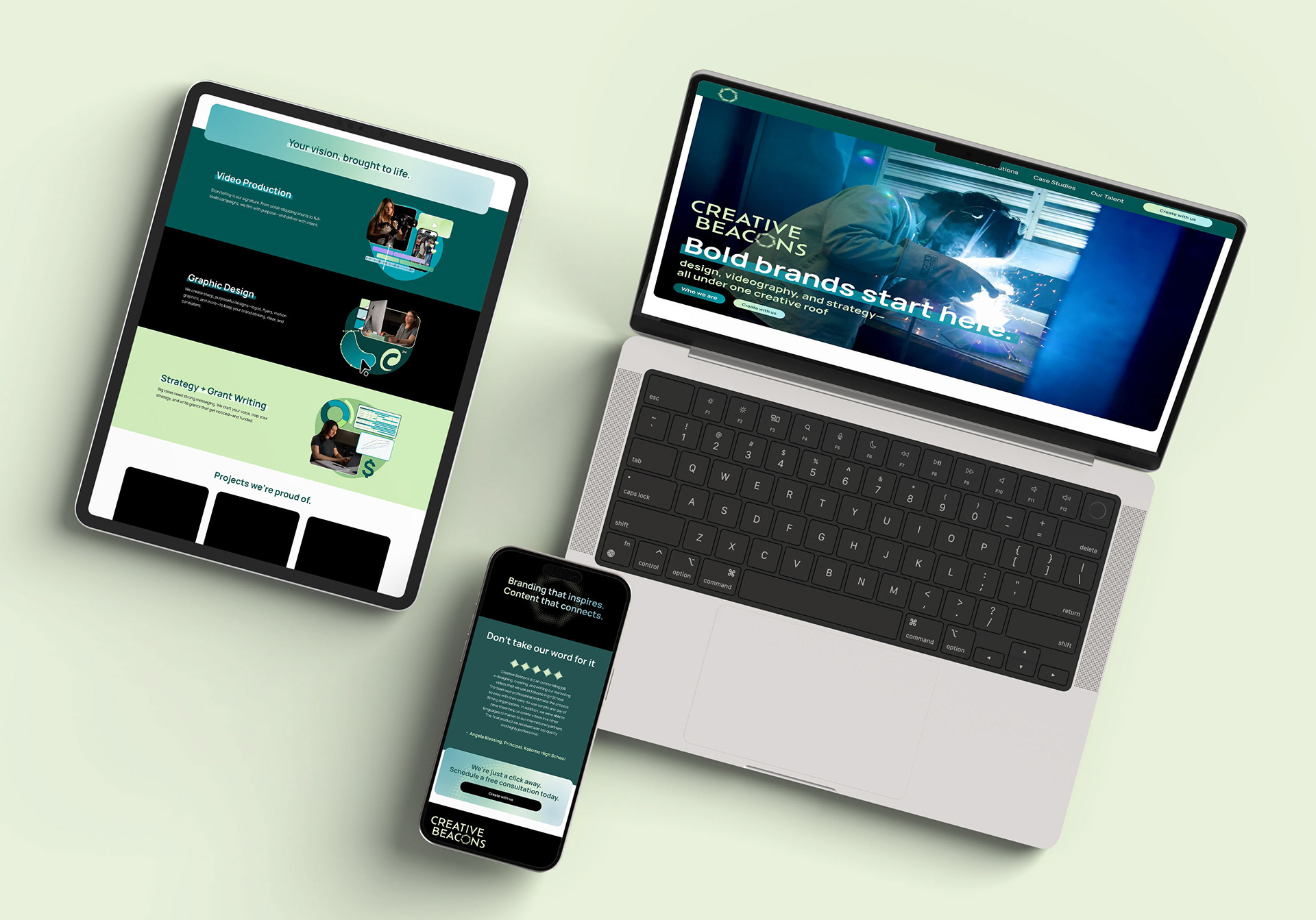 Built website in Wix – responsive for mobile, tablet and desktop. Optimized for SEO