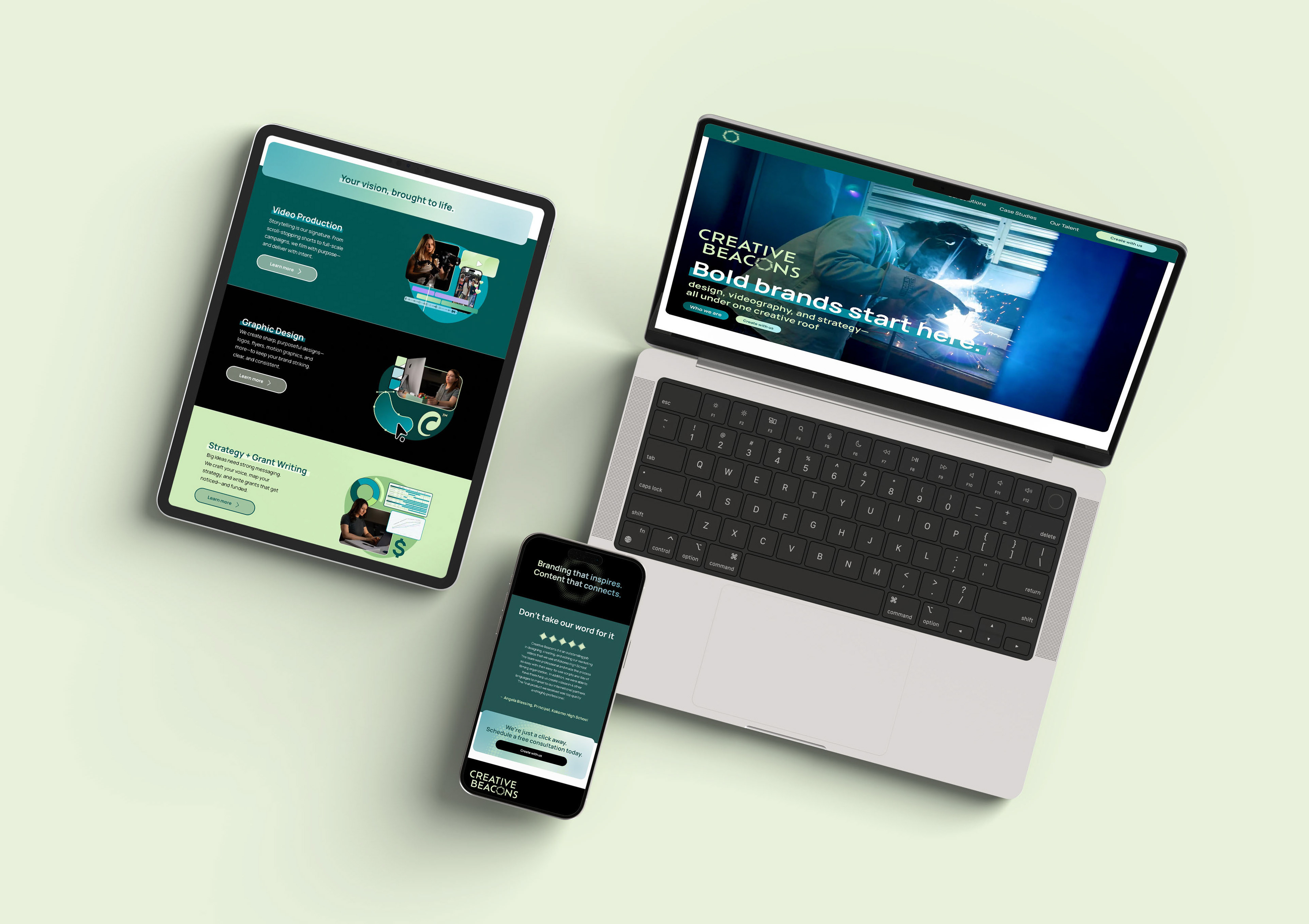 Built website in Wix – responsive for mobile, tablet and desktop. Optimized for SEO