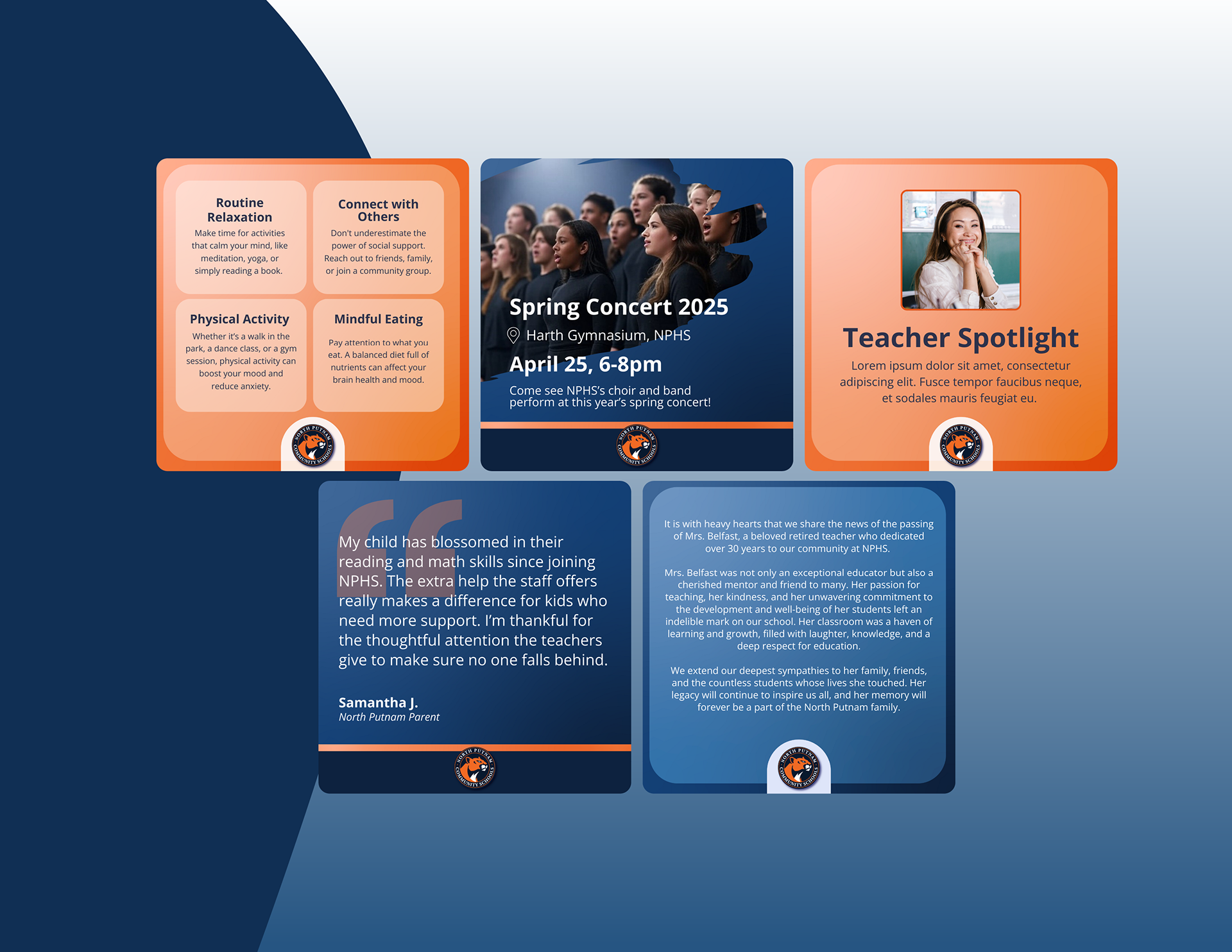 Canva social media templates for external client