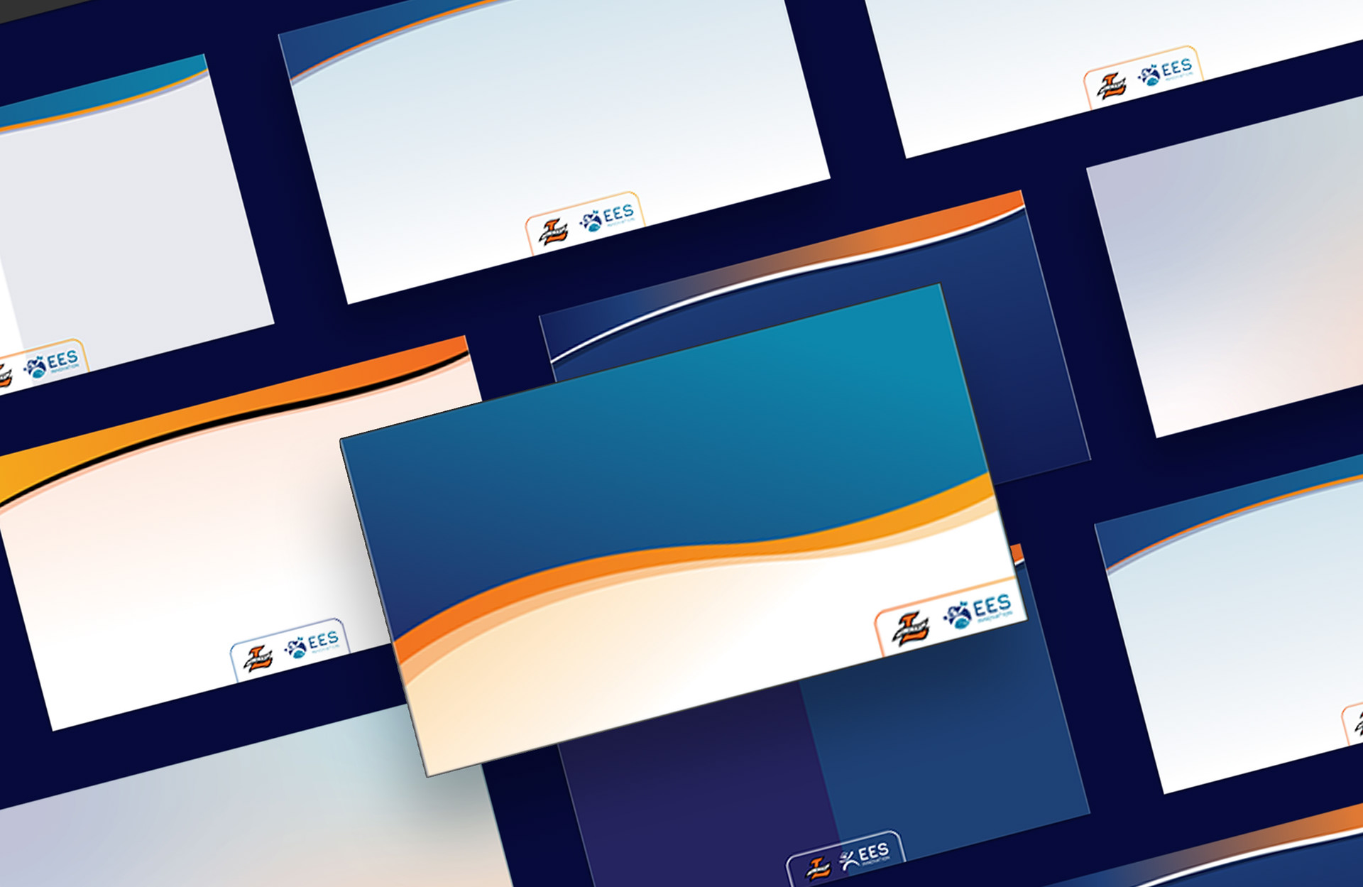 Google slide template for external client