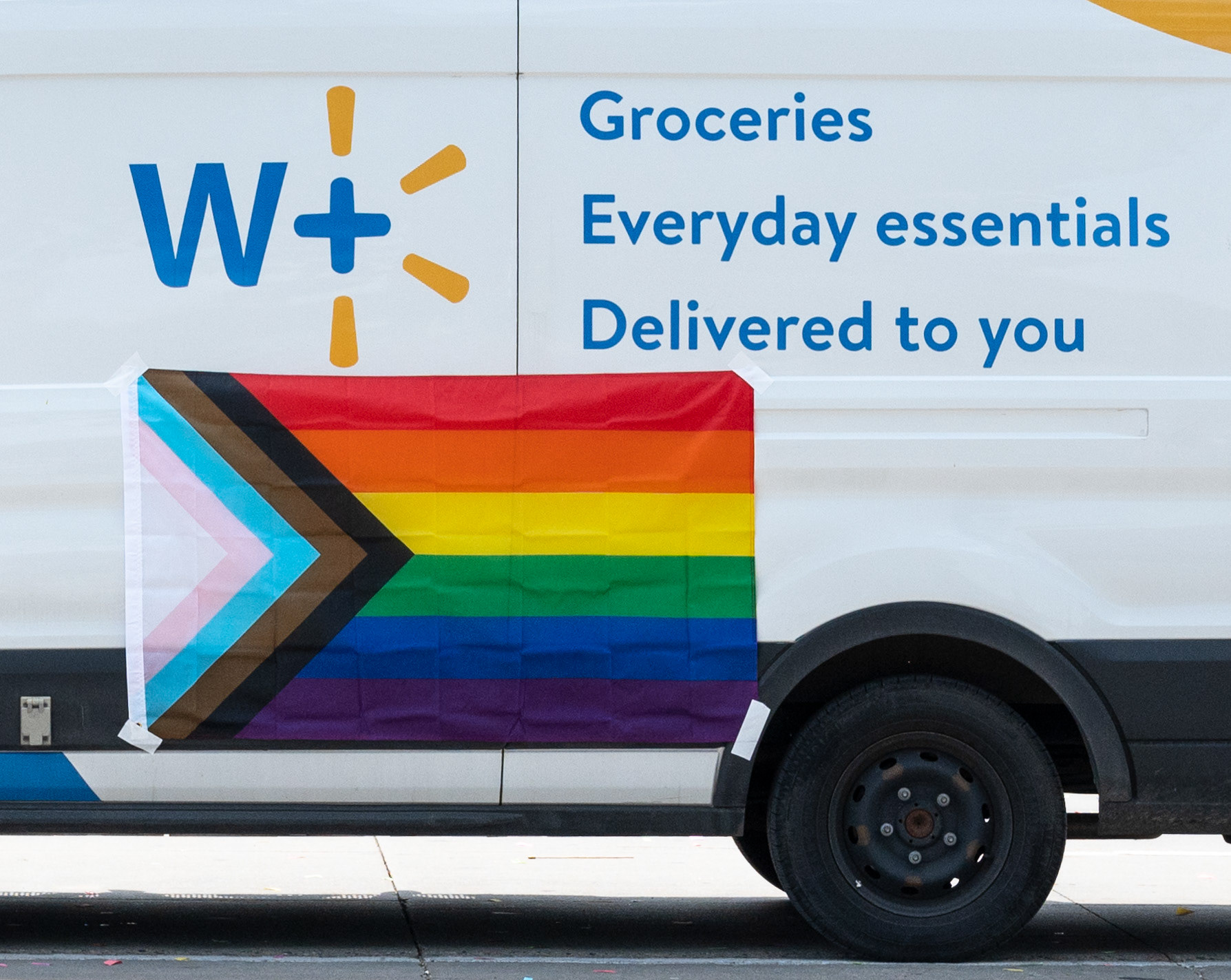 Walmart's debut at the Kansas City Pride Parade.