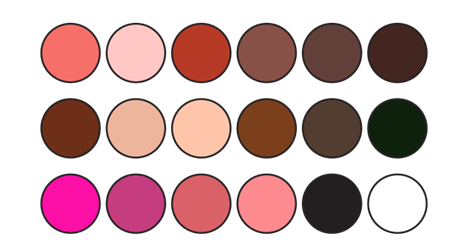 Coquette Final Color Palette