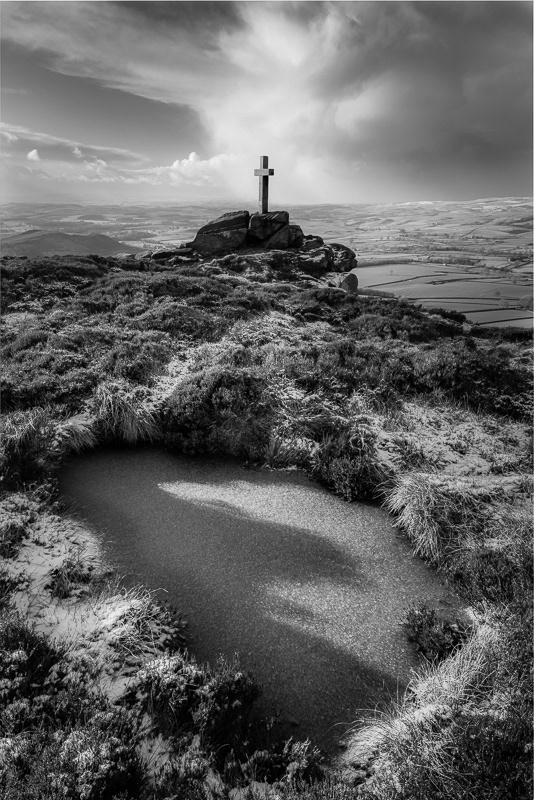 frozen pool at Rydale cross