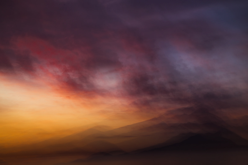 Garda Sunset - Red Clouds