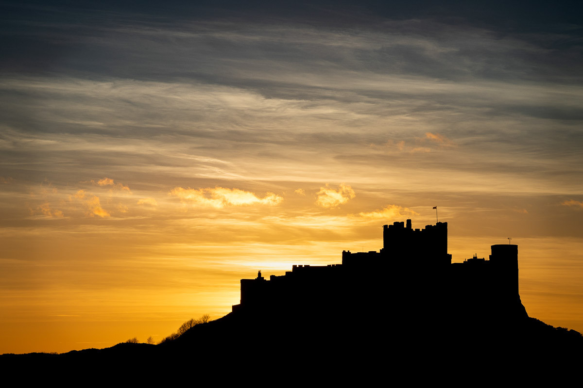 Bamburgh silouette