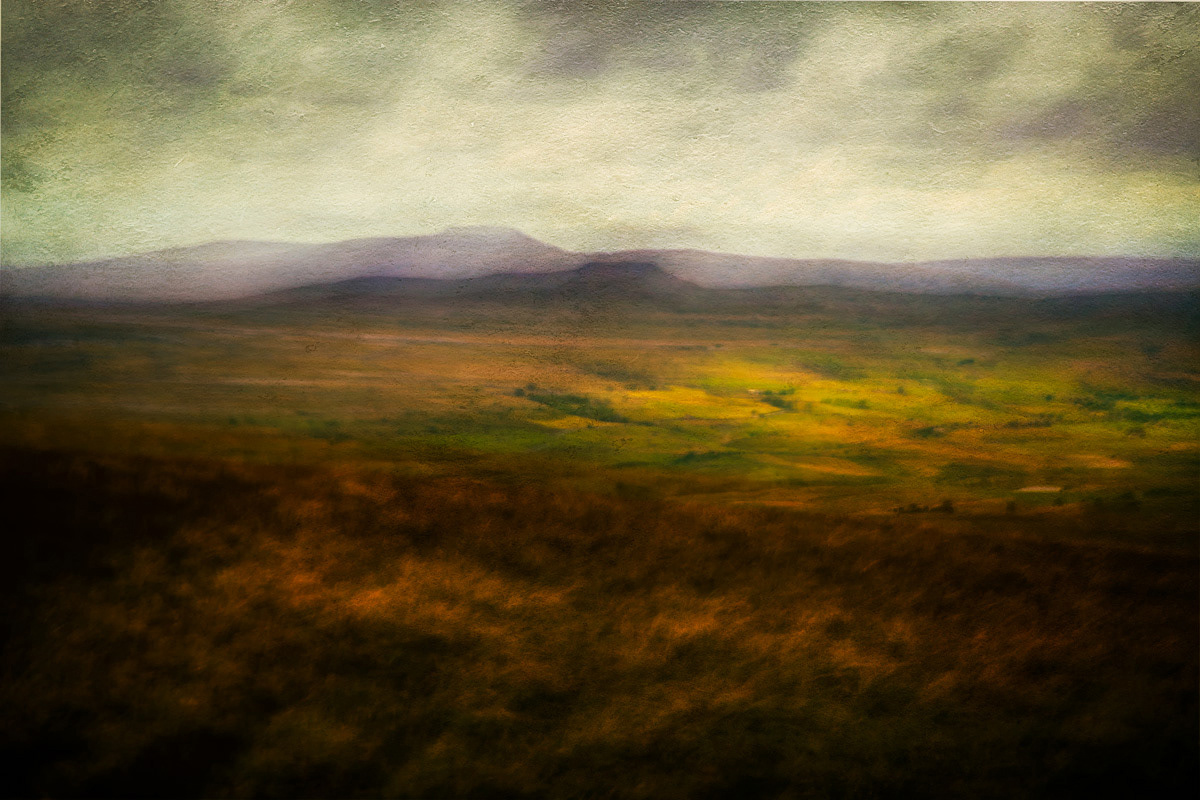 Ingleborough from Pen-y-ghent