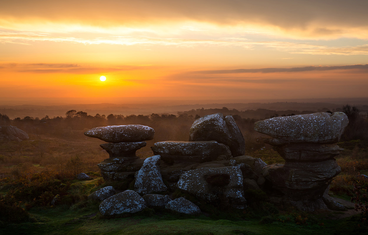 sunrise over the blacksmiths anvil