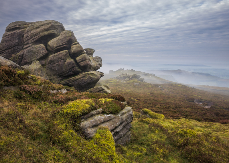 Outcrops on rydale fell