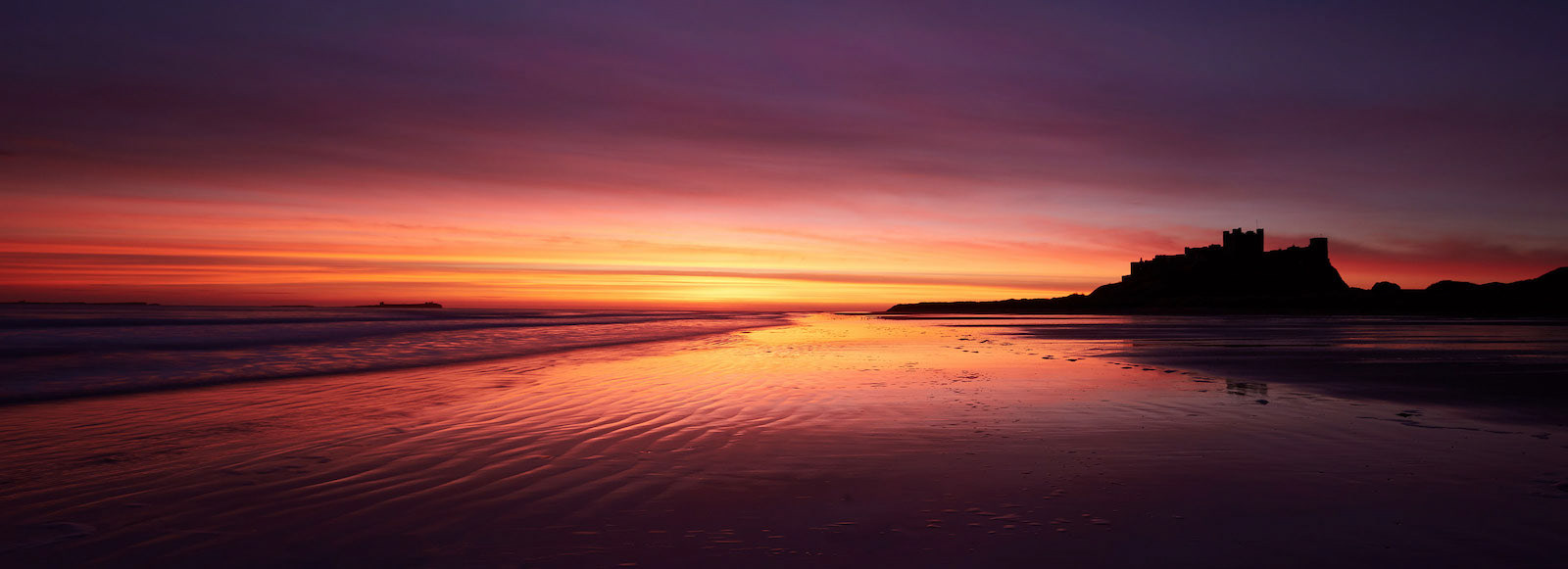 Bamburgh Beach Dawn, Northumberland