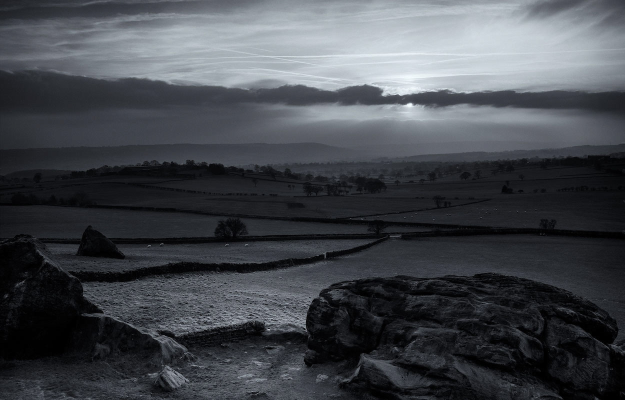 Almscliffe Sunset#2-mono