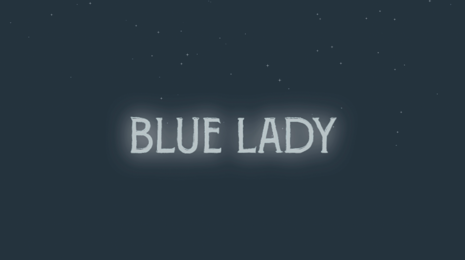 "Blue Lady" Title Frame