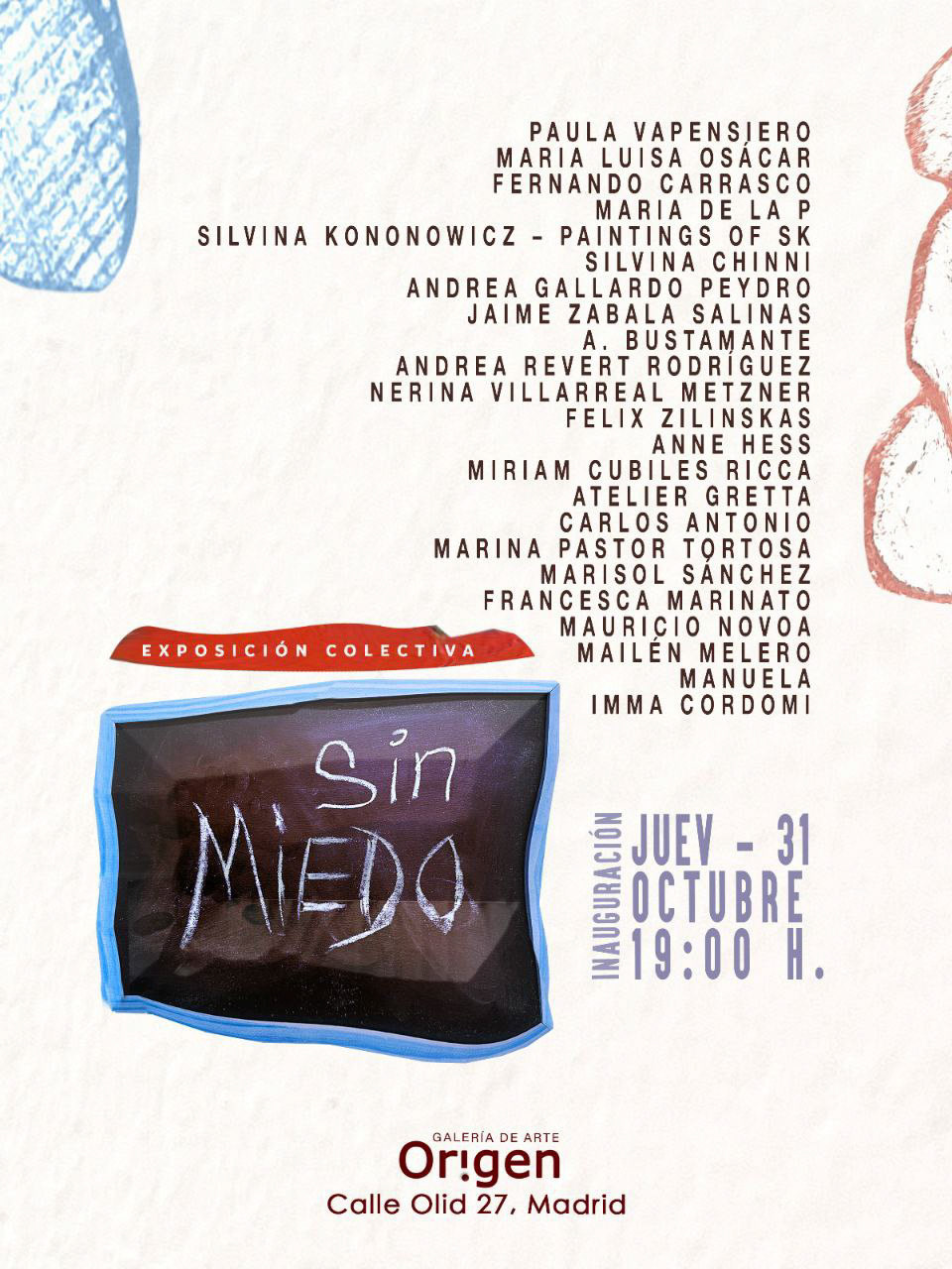 2024 collective Exhibition "Sin Miedo" Madrid