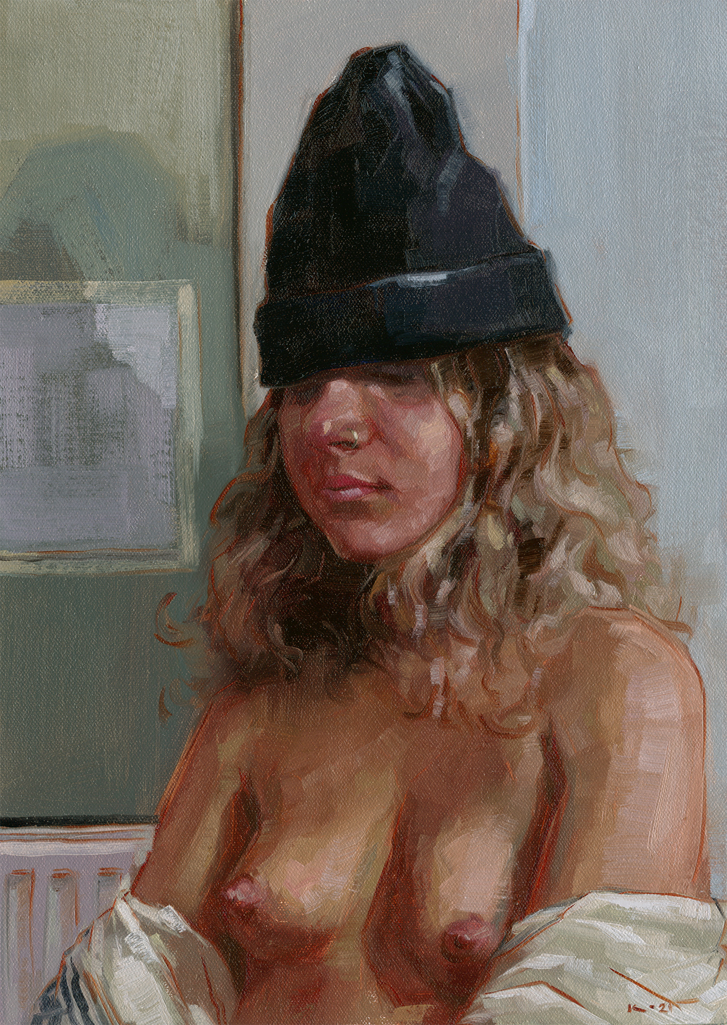 Study of a girl