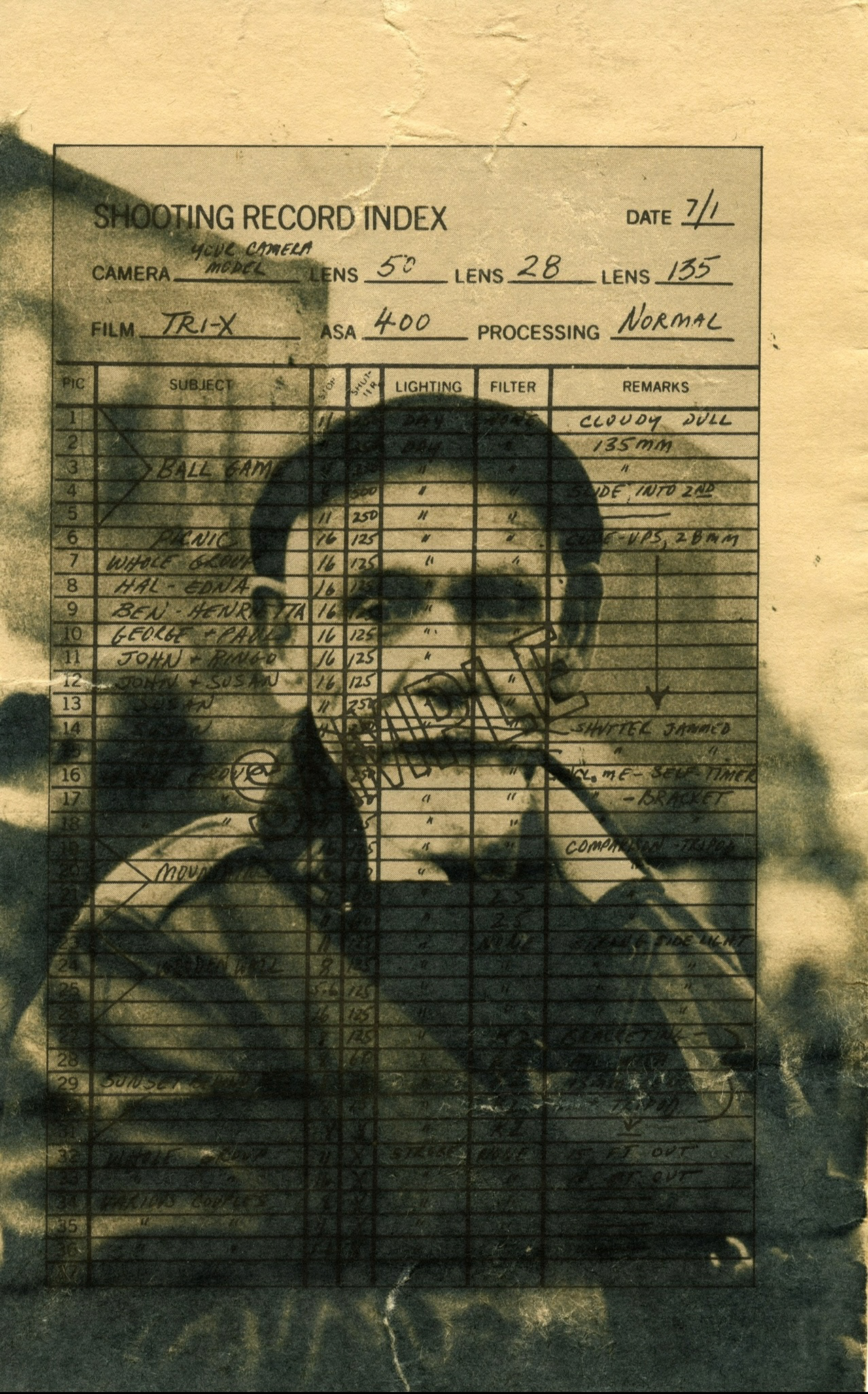 Toned Cyanotype, 5” x 7”