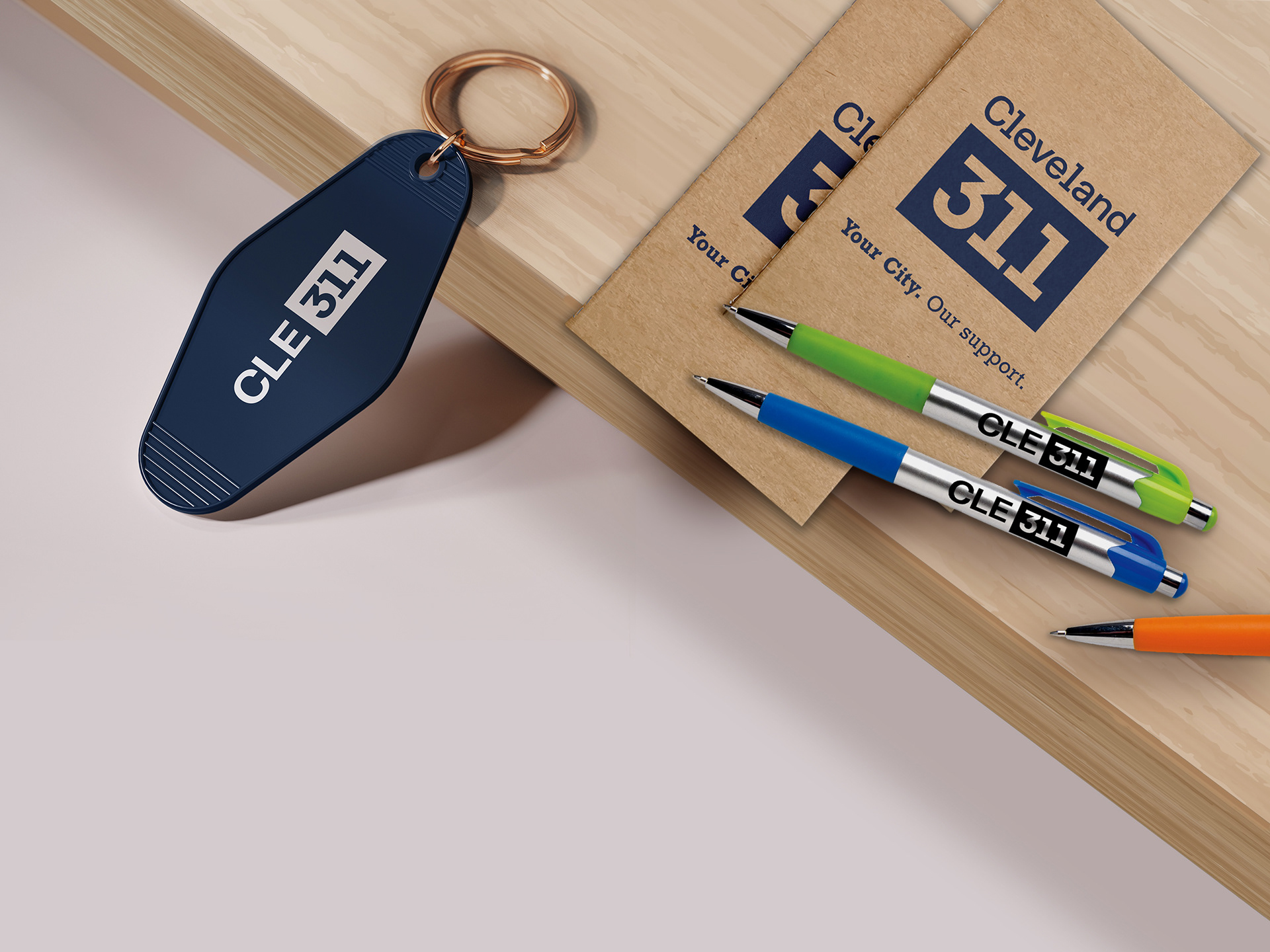 Sample of promotional items