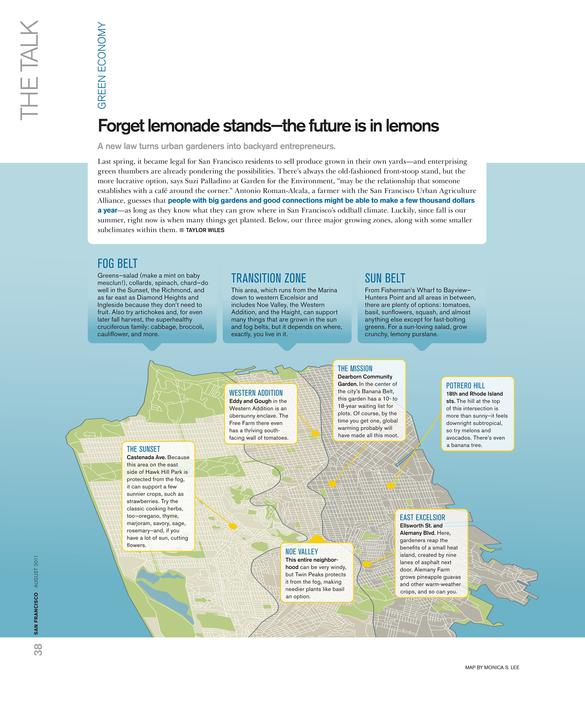 San Francisco Gardens Infographic