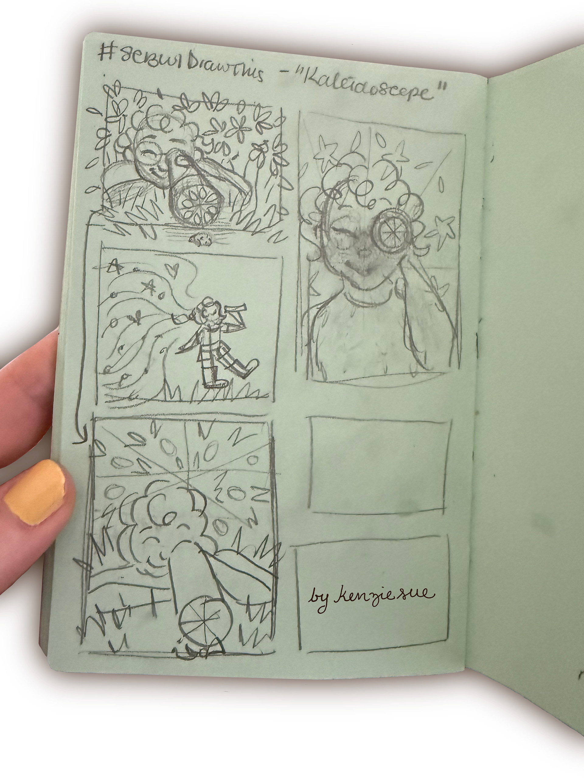 Thumbnail sketch page.