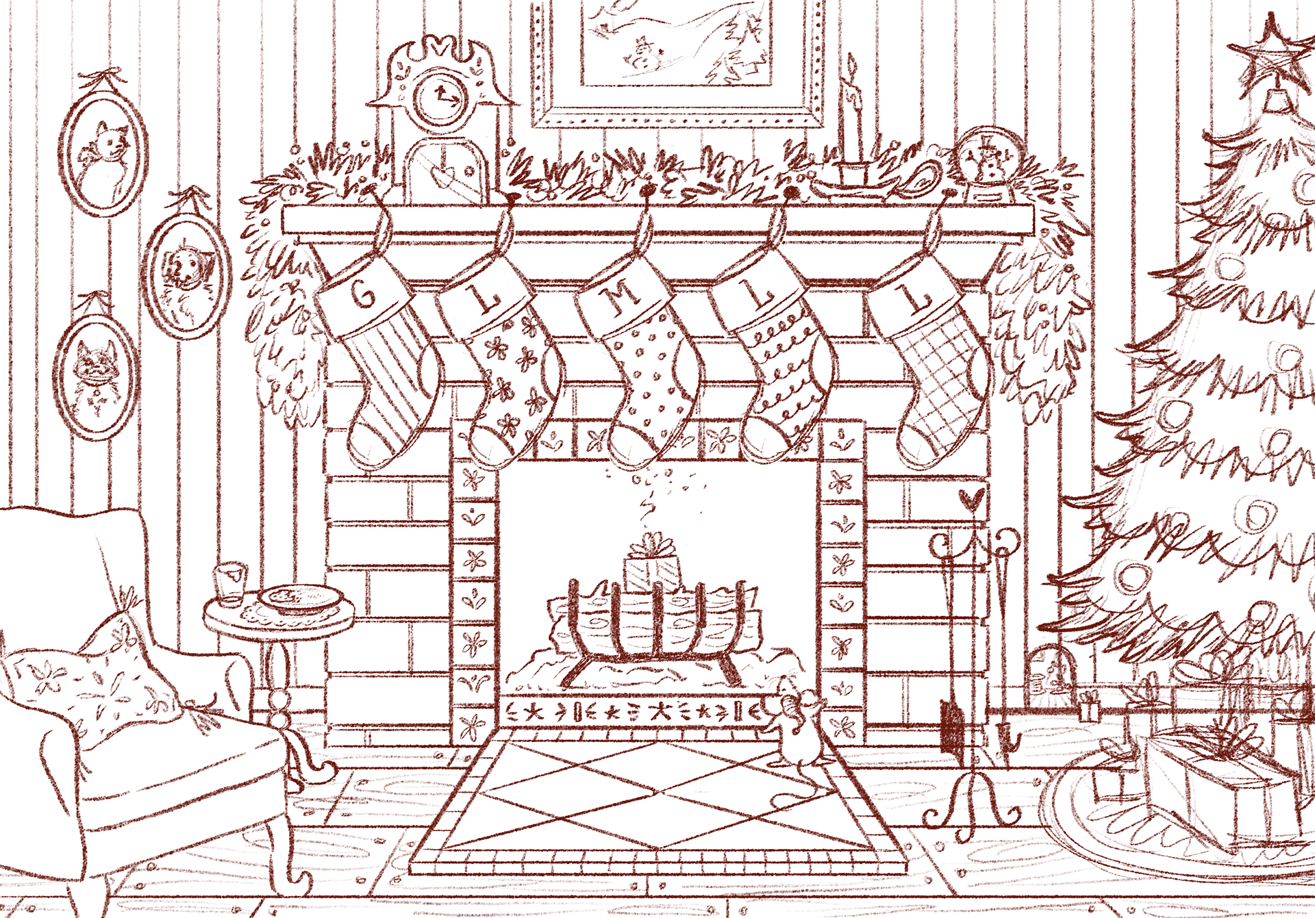 Original refined sketch.