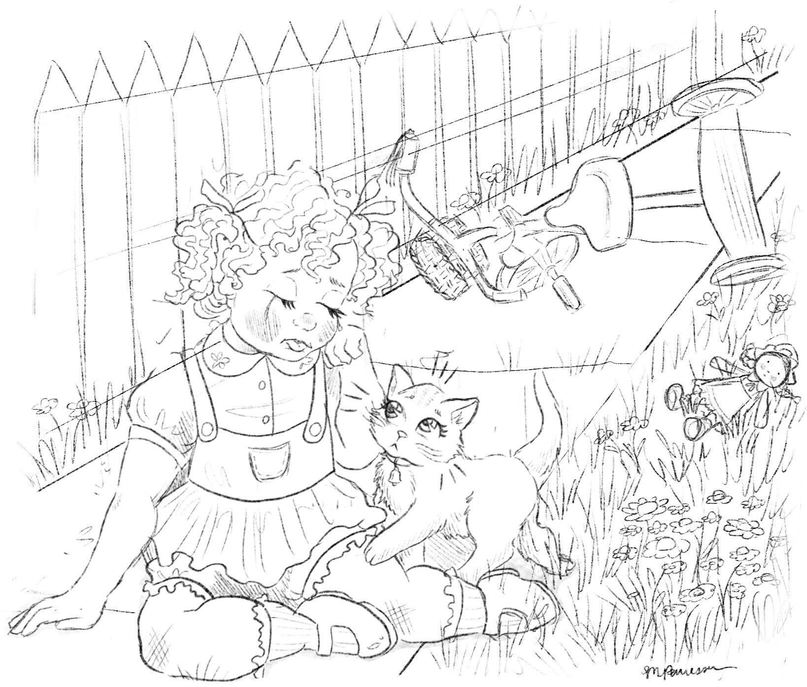 Original rough sketch.