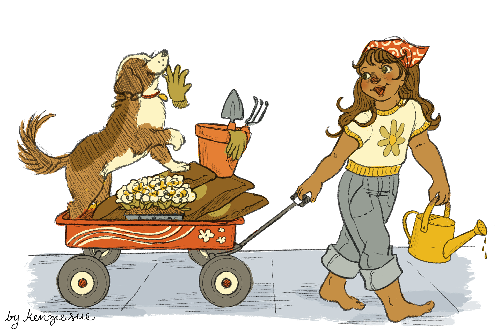 Final sketch and color study.