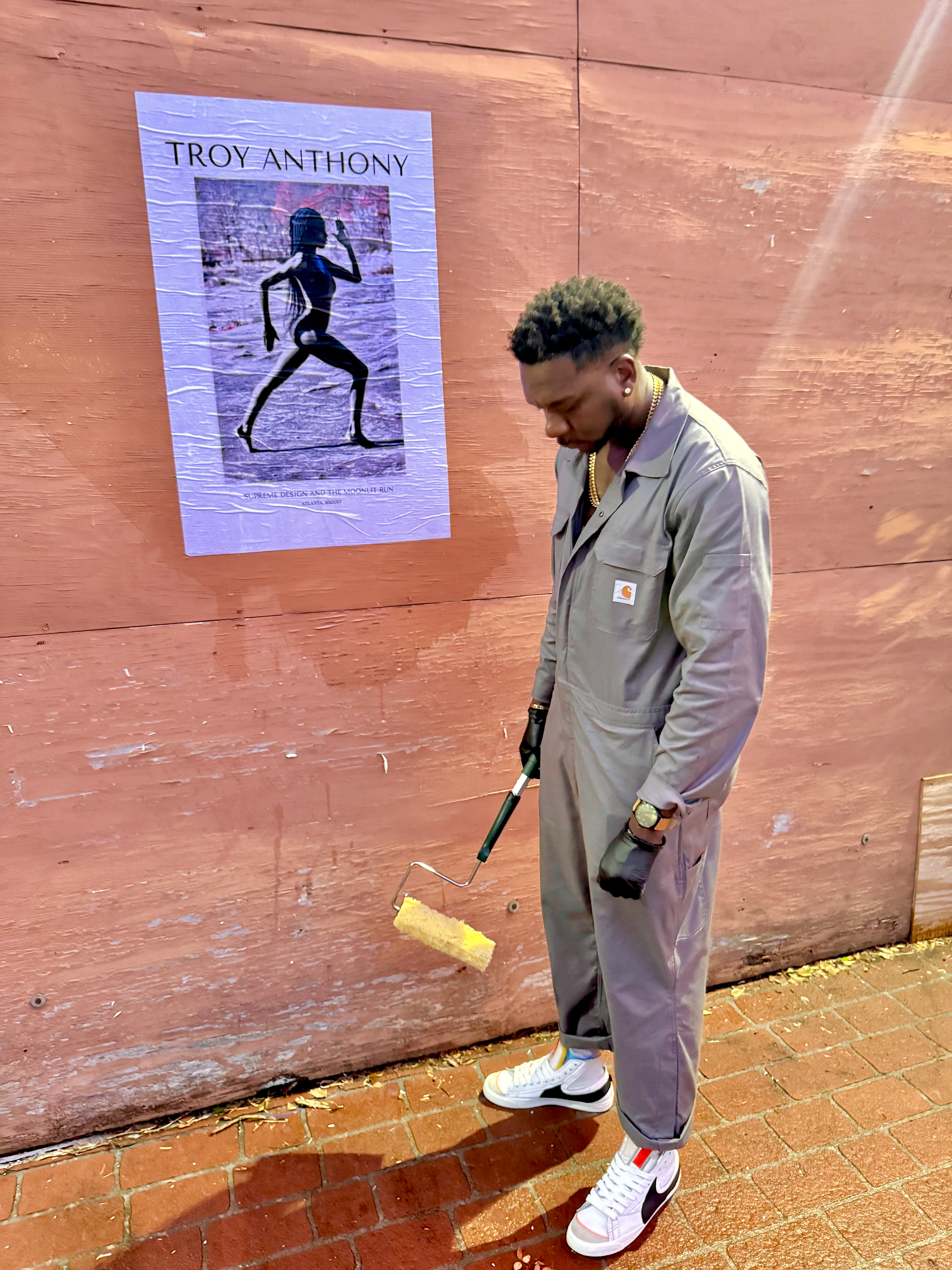 The artist Troy Anthony from Atlanta Georgia Know Galleries 