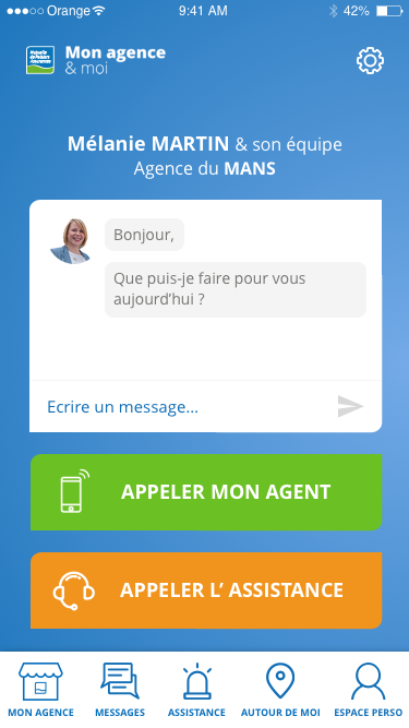 Page d'accueil