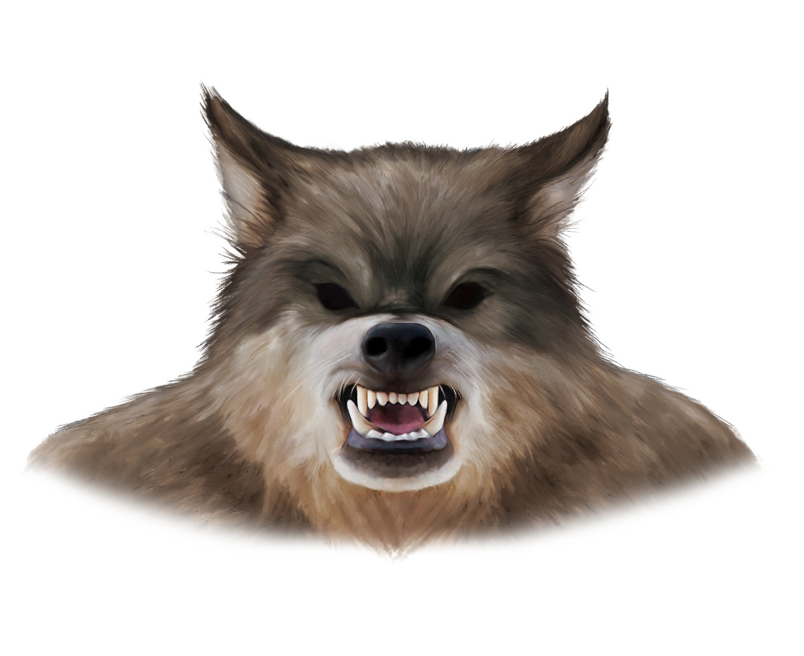 Wolfman Illustration for MTH Electric Trains