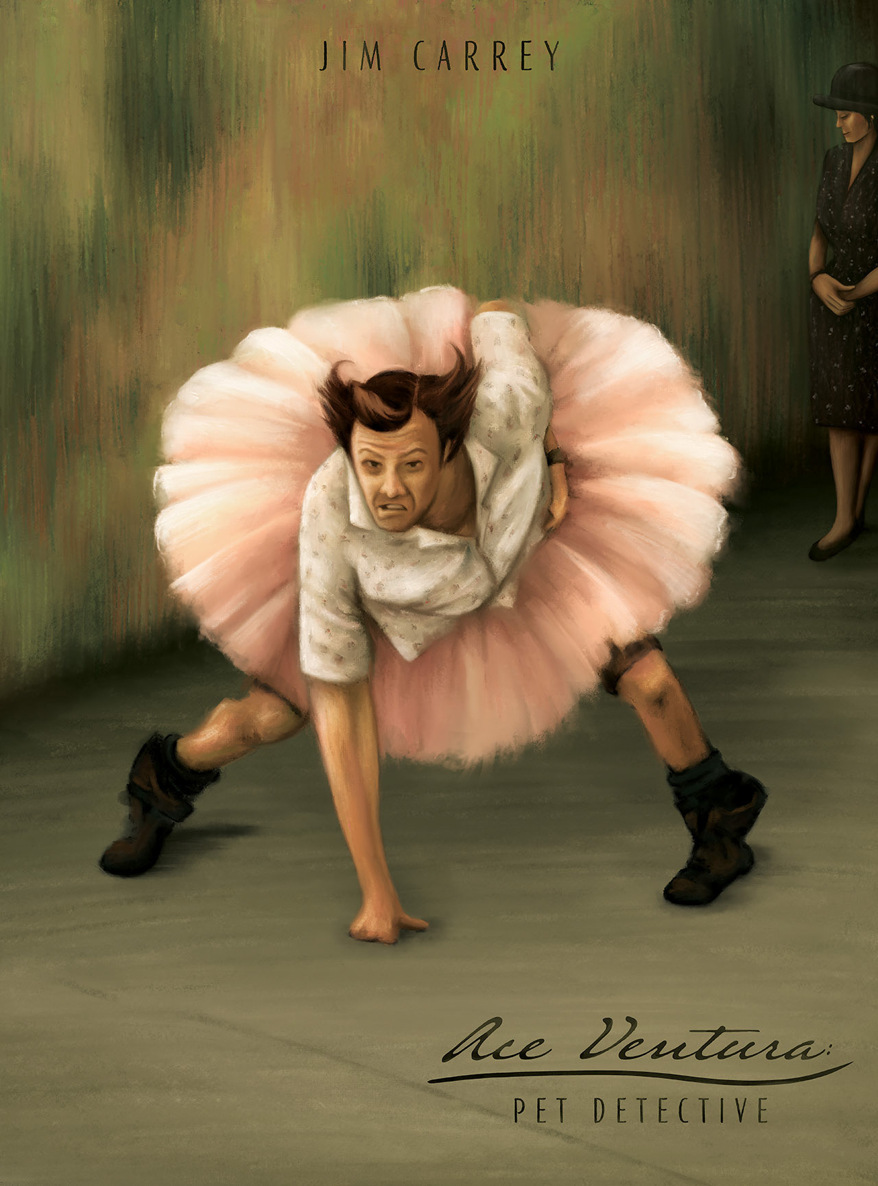 Ace Ventura: Pet Detective alternative poster artwork, created for Film on Canvas: Volume 2