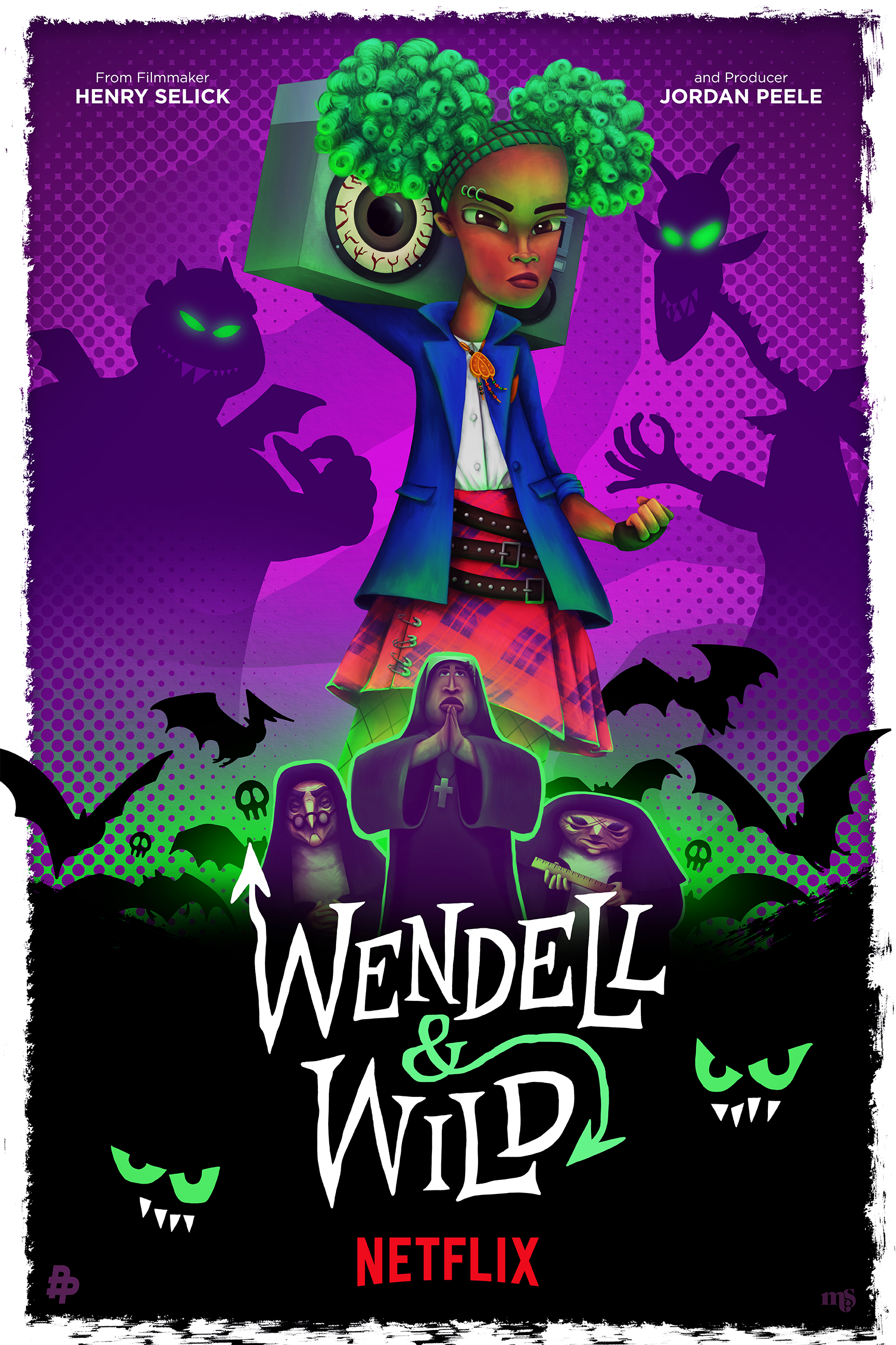 Alternate poster for the film Wendell & Wild
