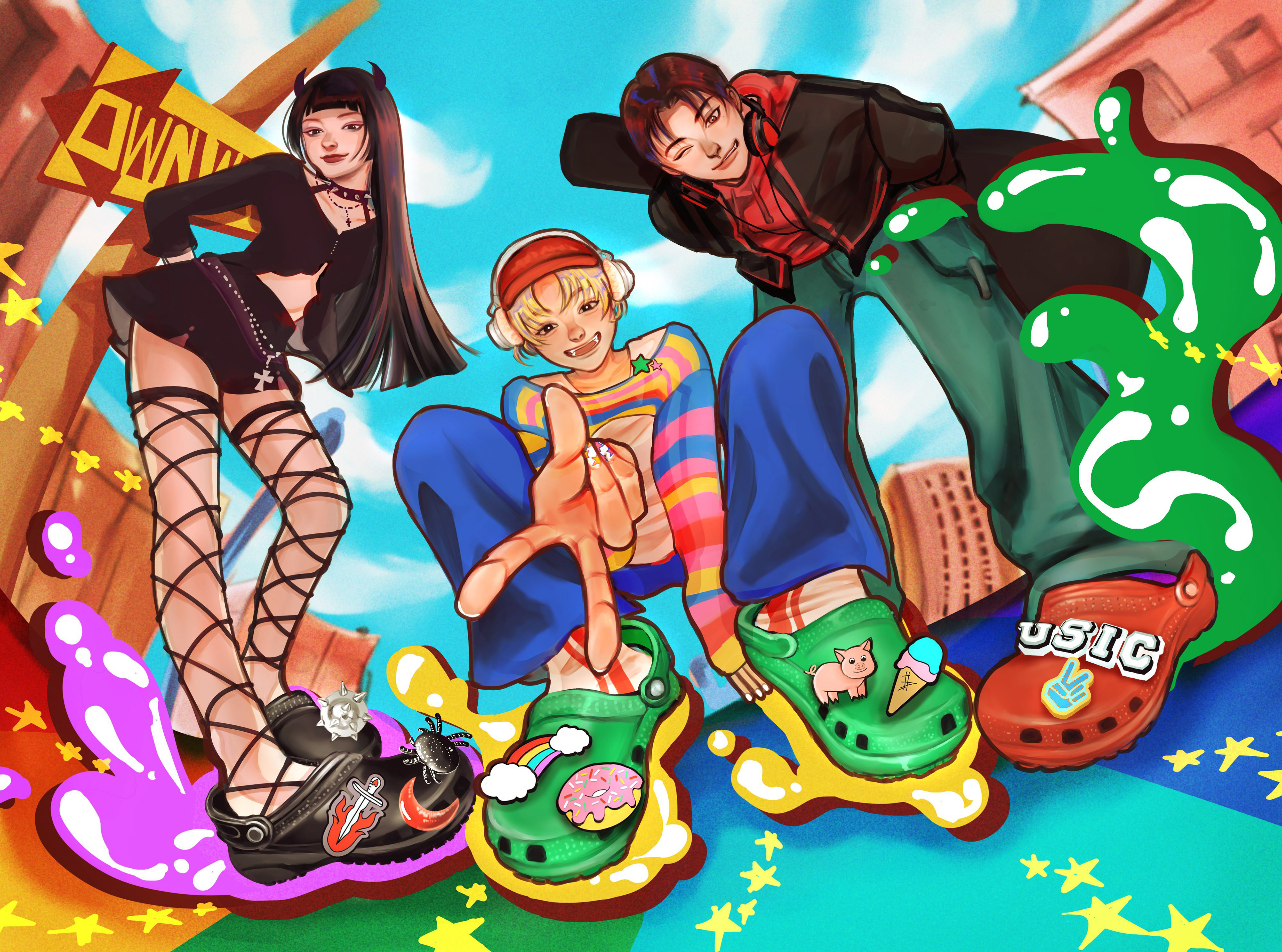 【CROCS様 アートコンペ参加作品】(2024)