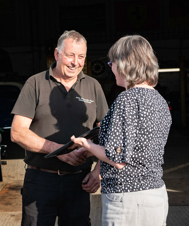 Presentation to Roger Tyrrell