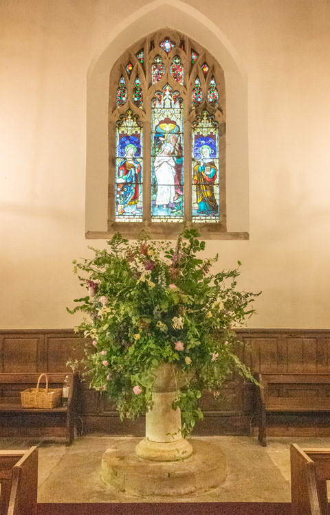 St.Giles, Orde Wedding Flowers