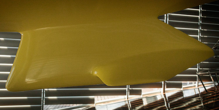 Model America's Cup keel, Maritime Museum