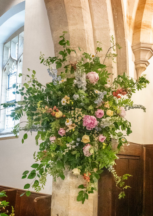 St.Giles, Orde Wedding Flowers