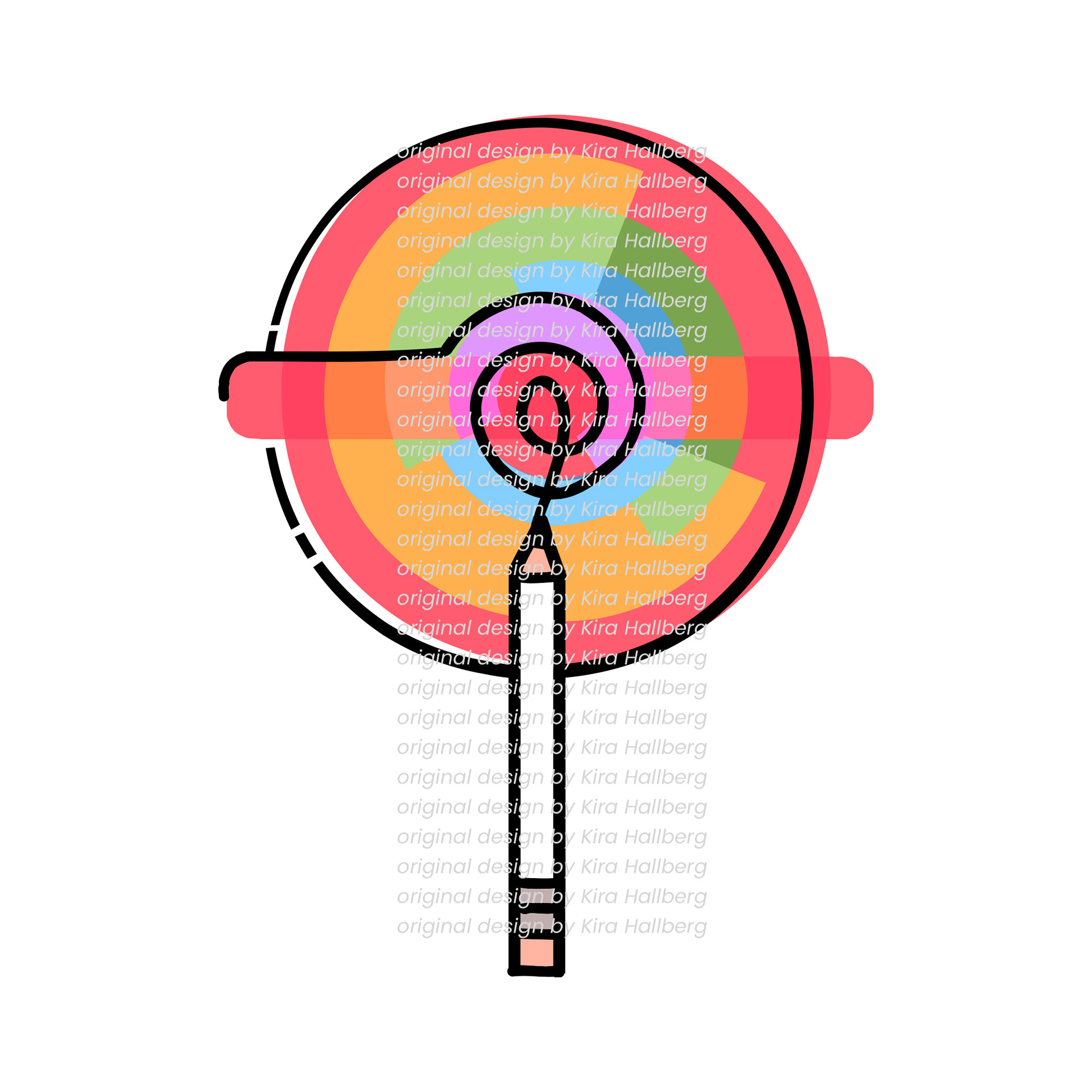 Olliepop design for my shop logo