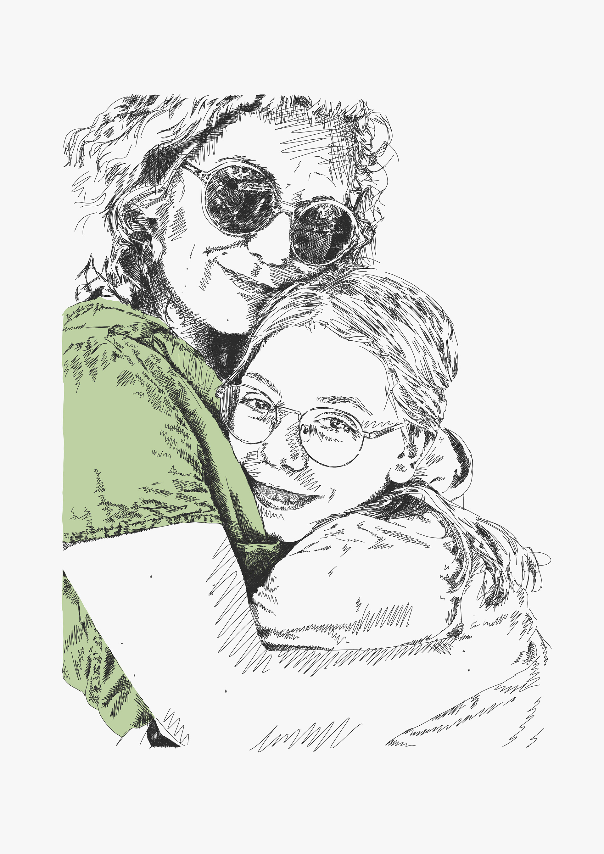 Commissioned portrait