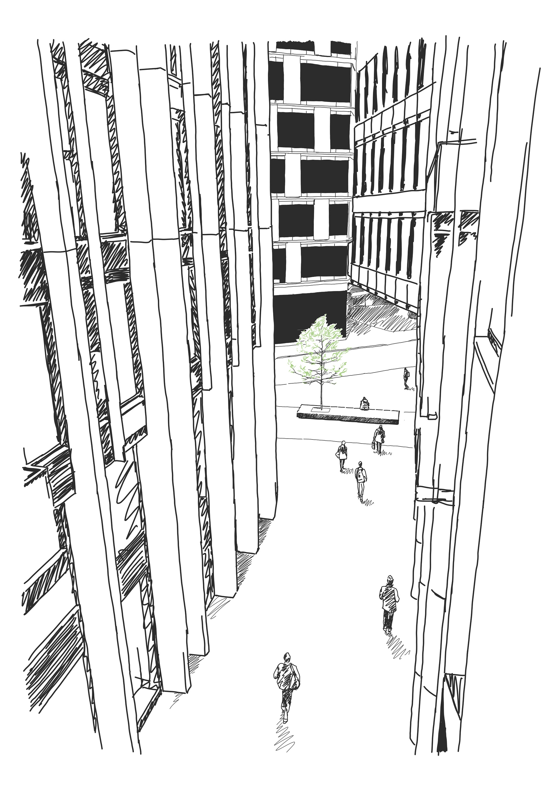 Blackfrairs courtyard