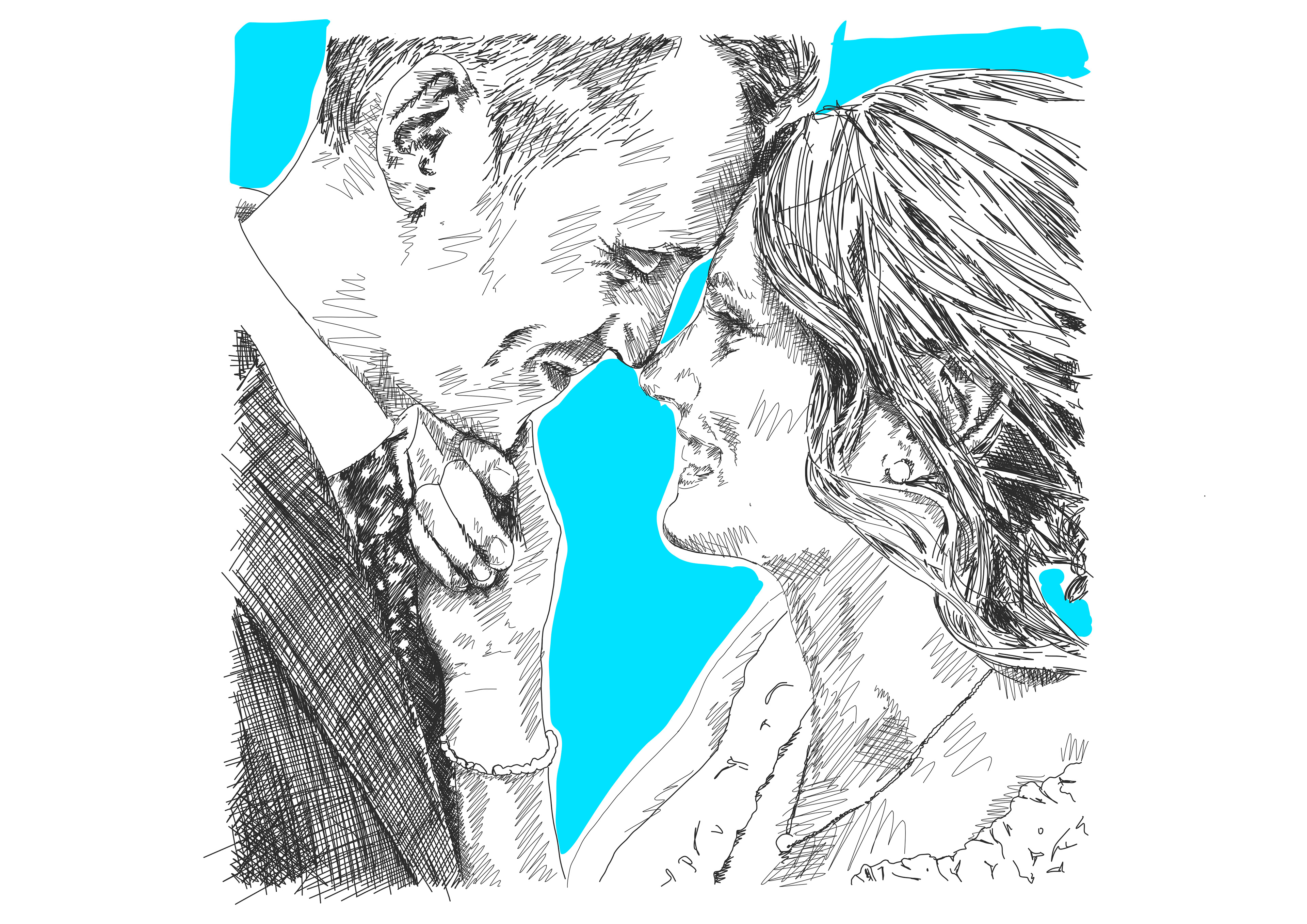 Wedding drawing present