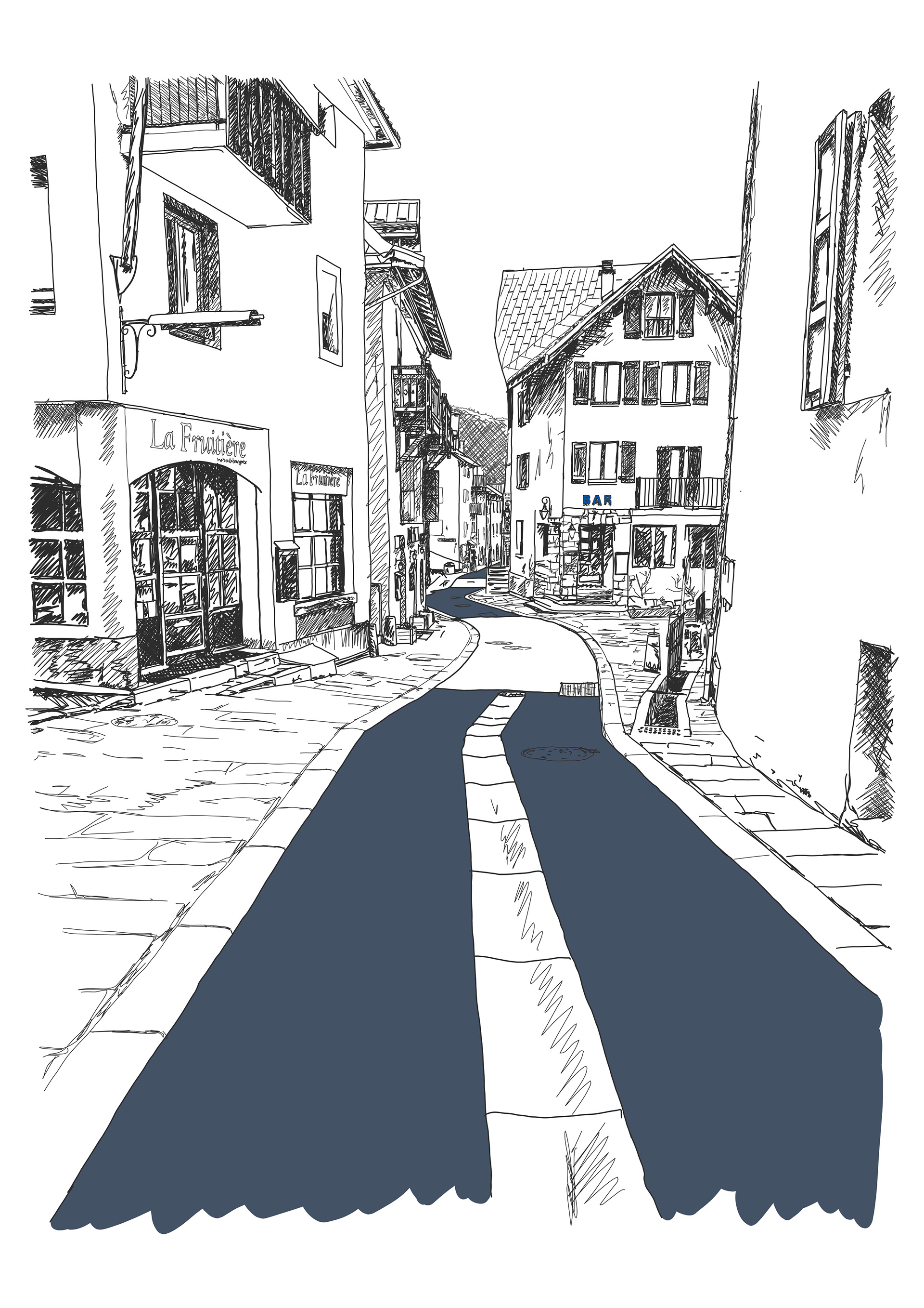 Monetier Les Bains street 1