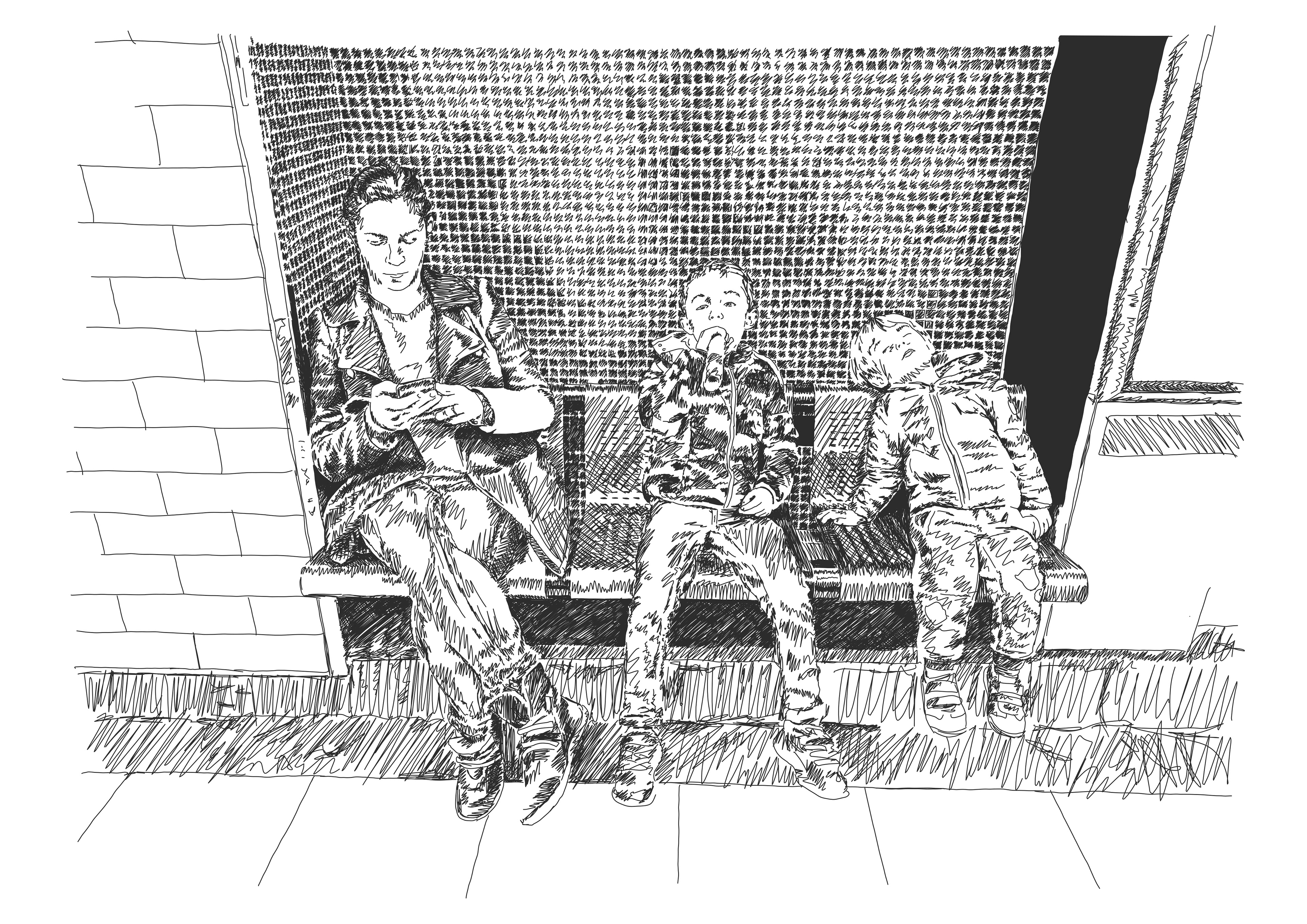 A long day out - home on the tube