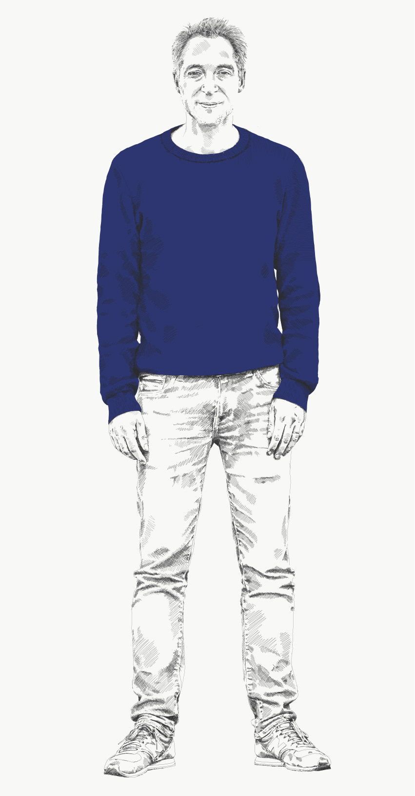 Thibault, life-size portrait